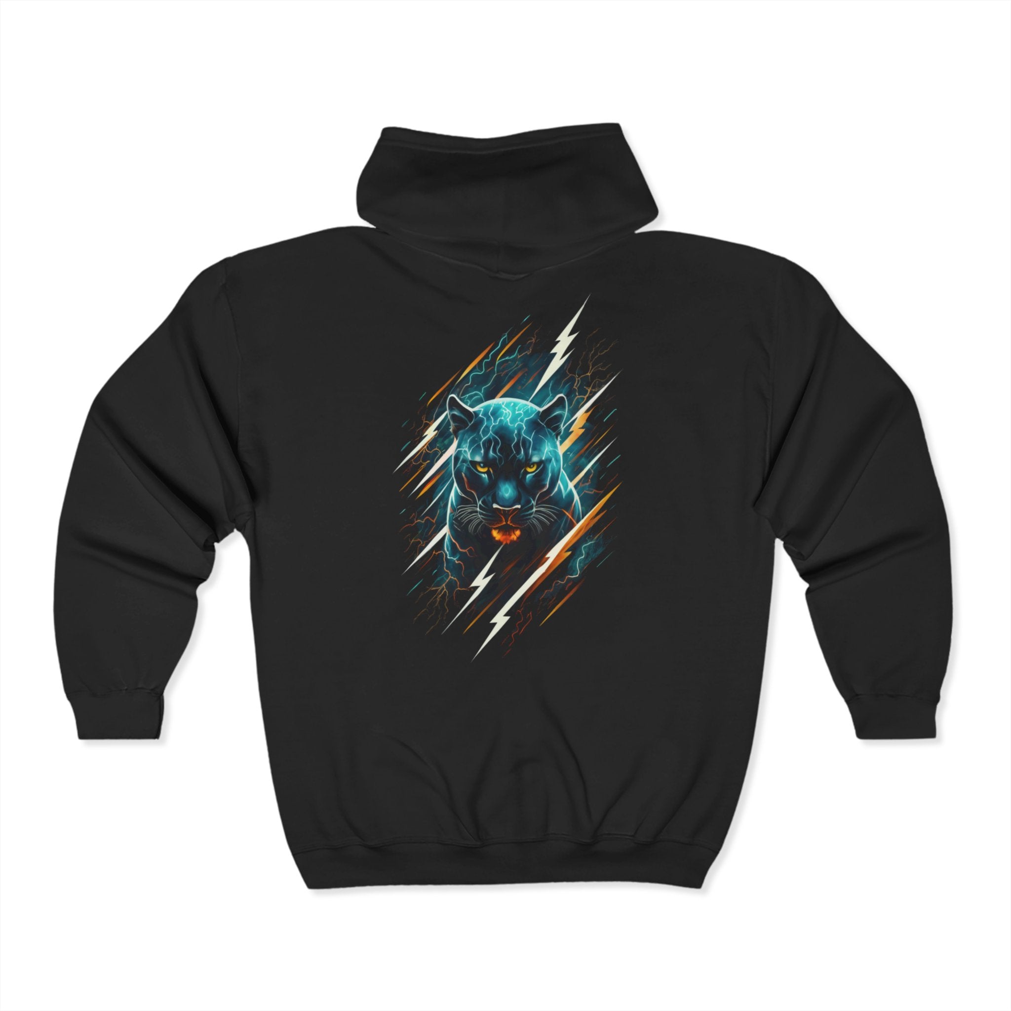 Jungle Lightning Zip Up Hoodie