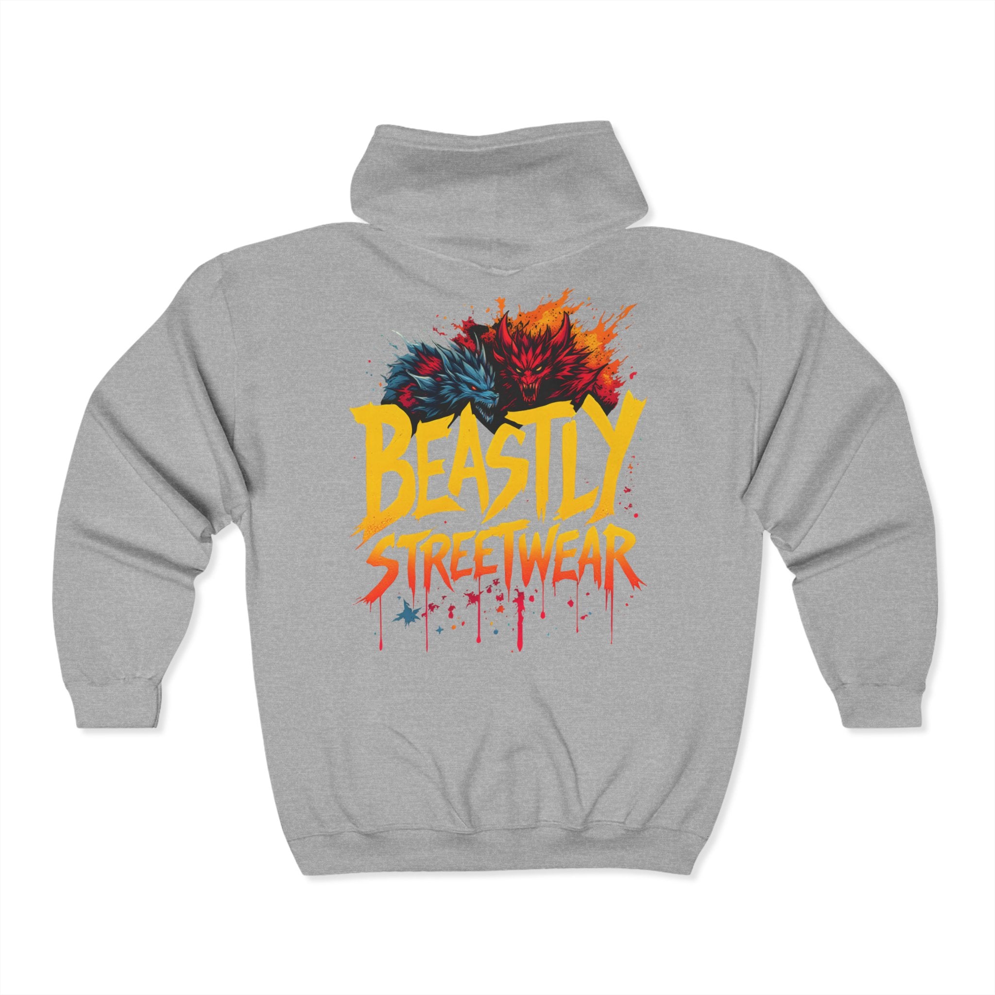 Beasts Of Fire And Ice Zip Up Hoodie