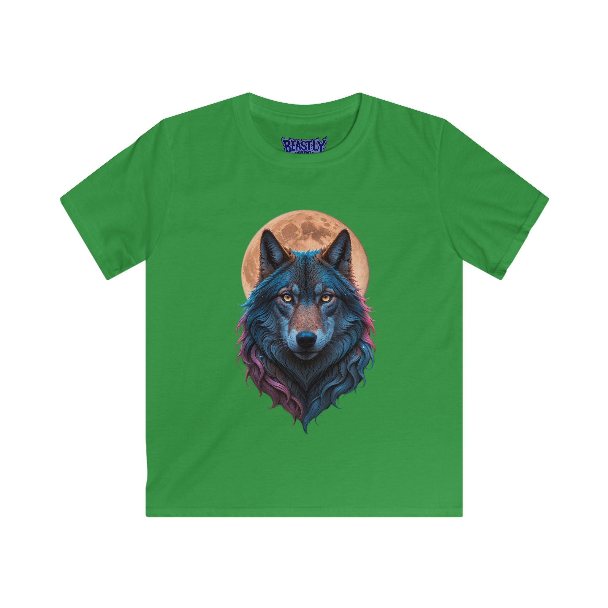 Mystic Moon Wolf Youth Tee