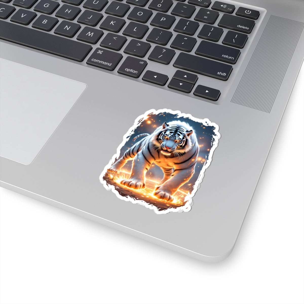 White Wildfire Sticker