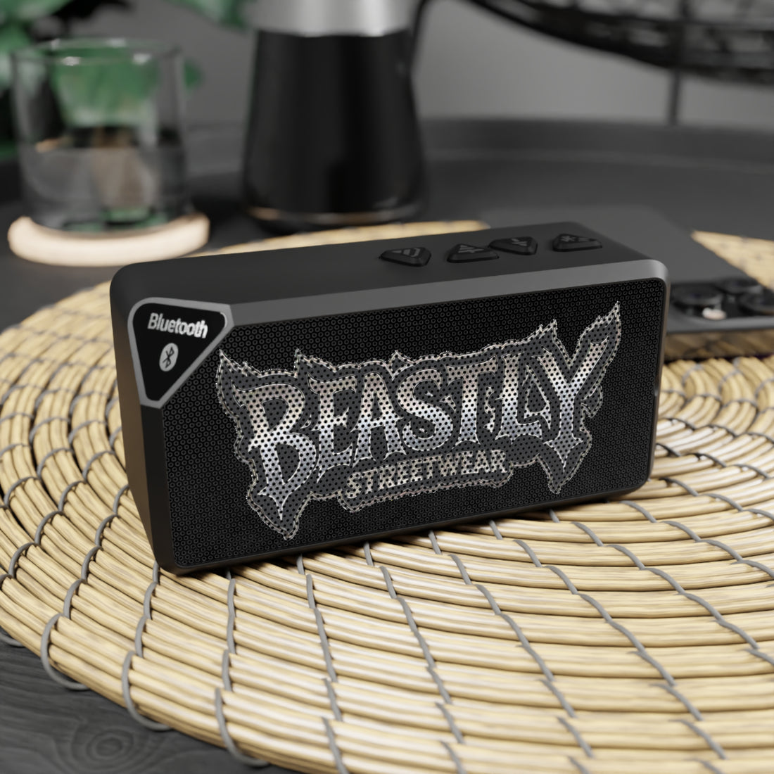 Beastly (Silver) Bluetooth Speaker