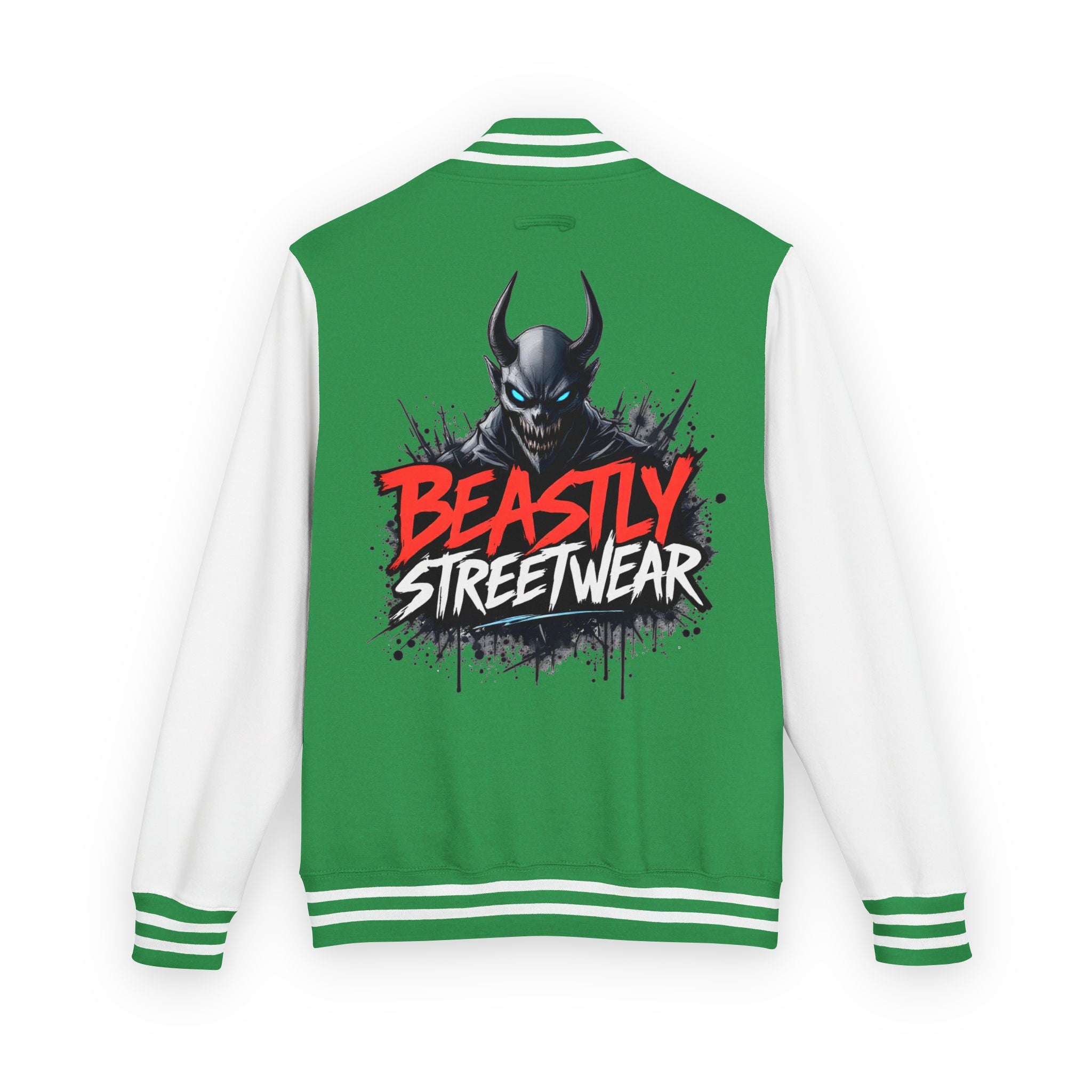 Beastly Streetwear Halloween Heavyweight Letterman Jacket