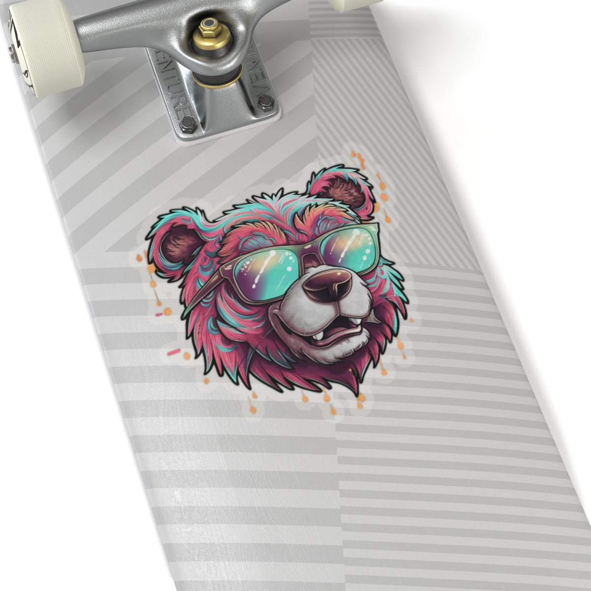 Trippy Bear Sticker
