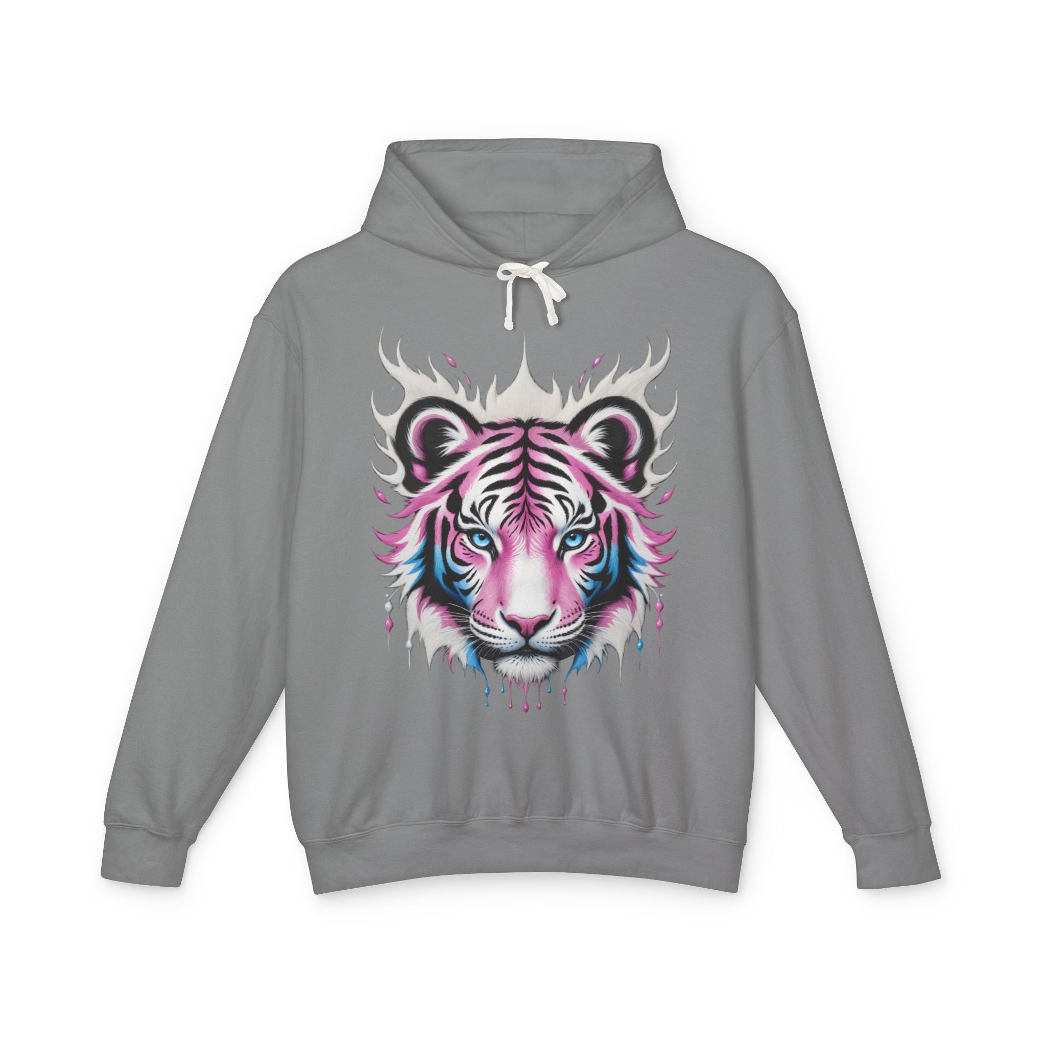 Blush Frost Tigre Blanco Hoodie