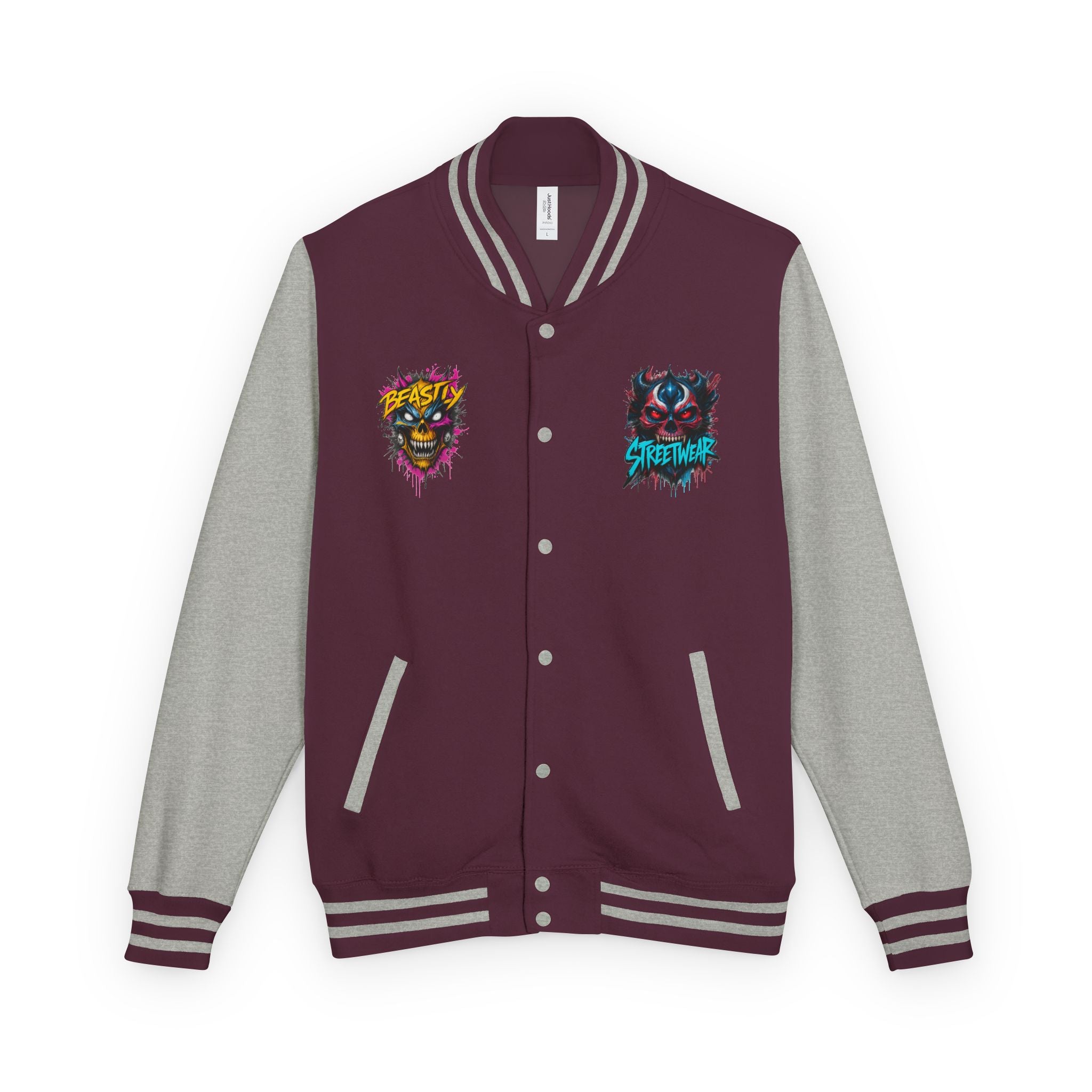 Beastly Streetwear Halloween Heavyweight Letterman Jacket