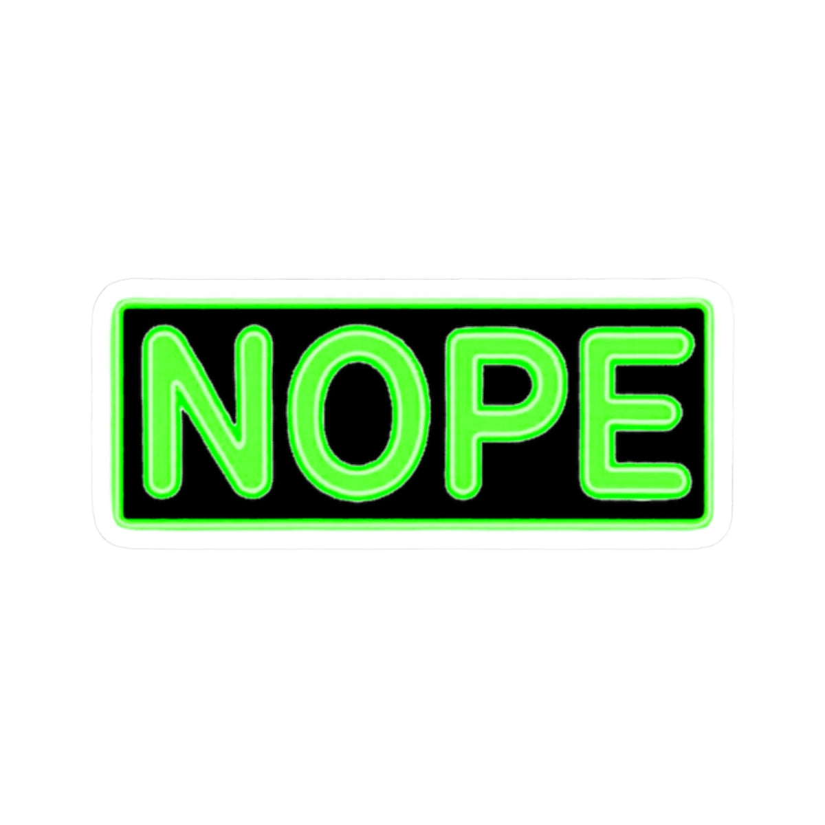 Nope Sticker