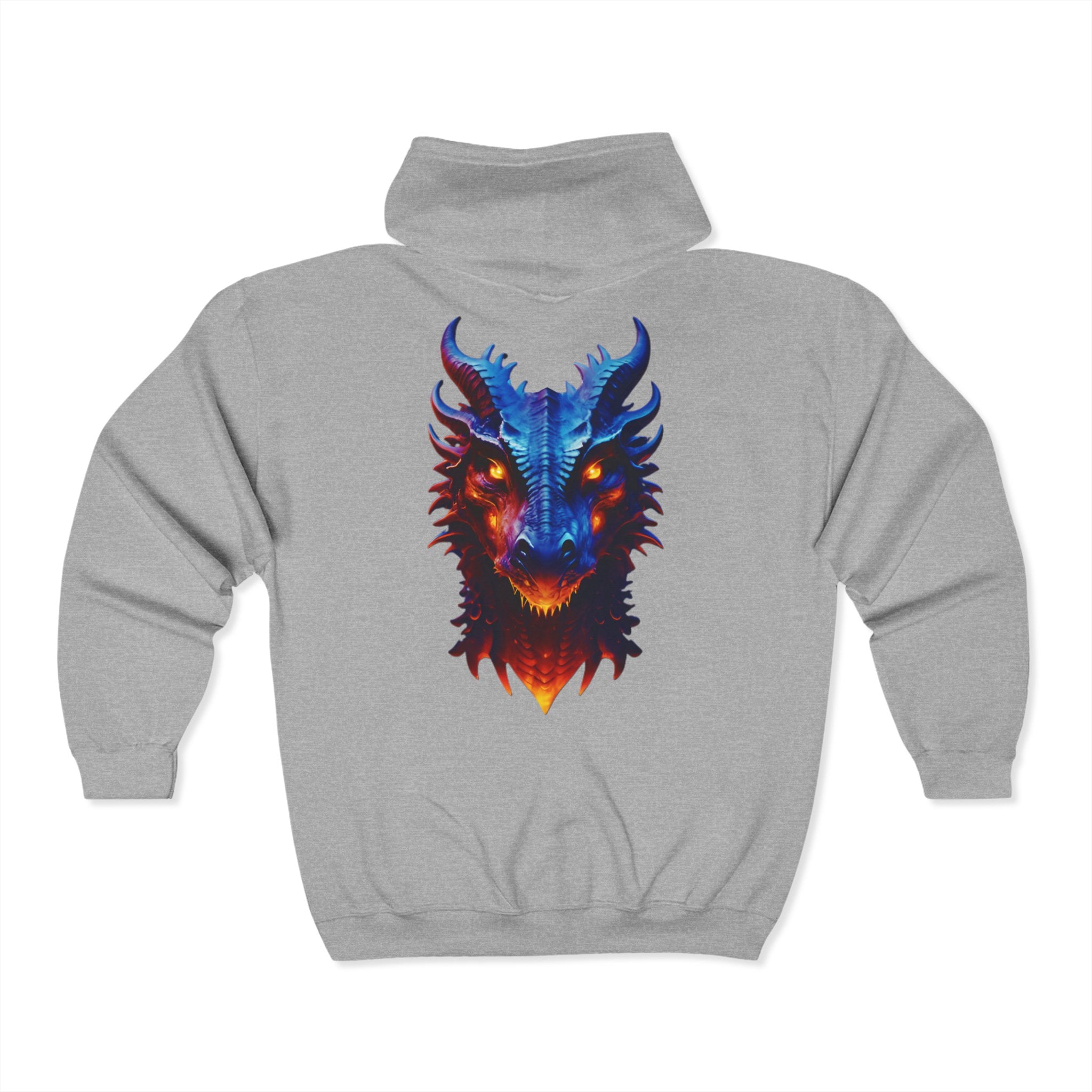 Dragon Fury Zip Up Hoodie