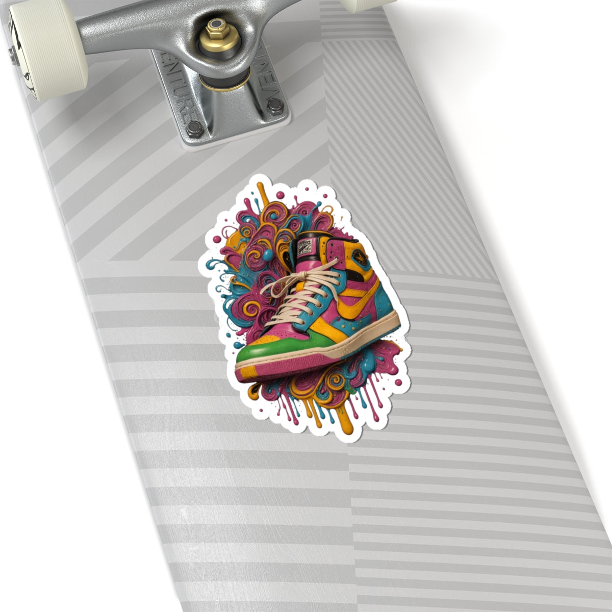 Color Burst Step Sticker