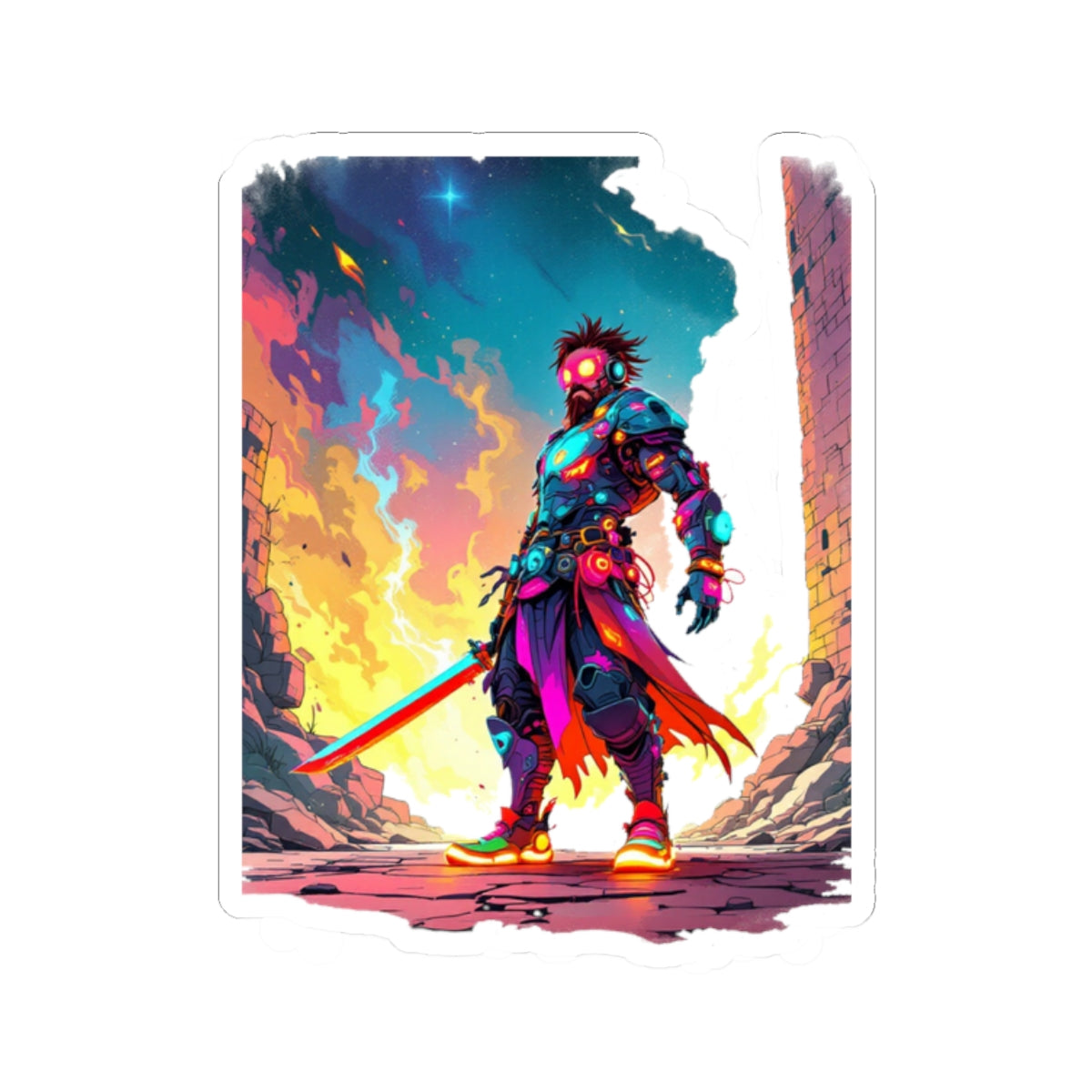 Cosmic Chaos Champion Sticker