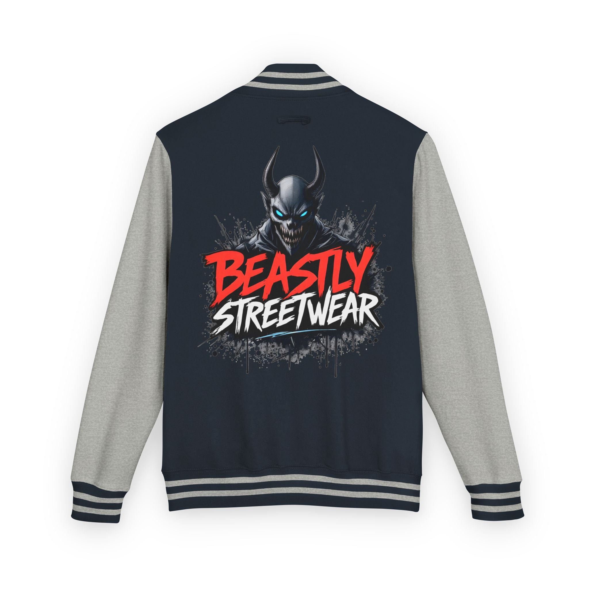 Beastly Streetwear Halloween Heavyweight Letterman Jacket