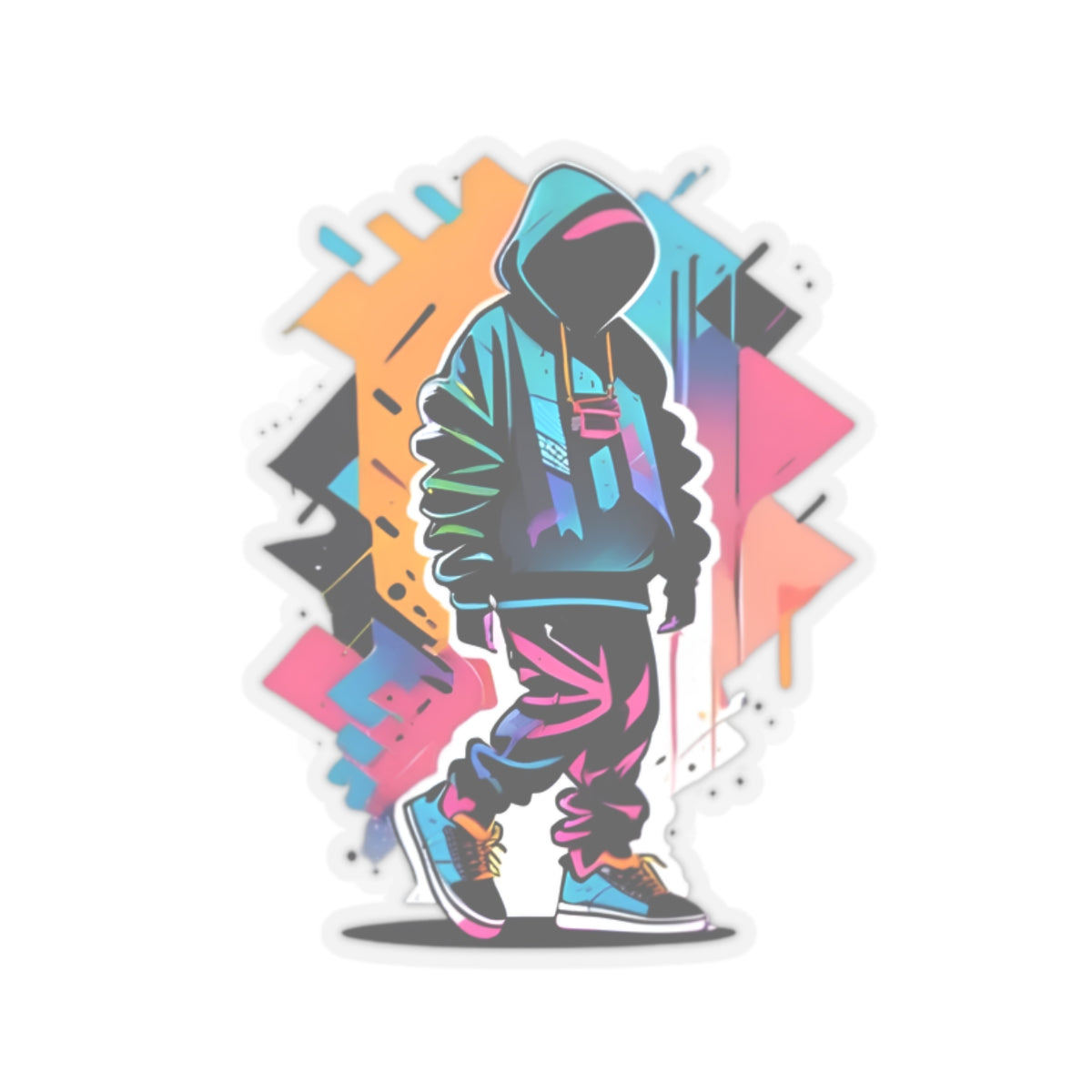 Hologram Hustle Sticker