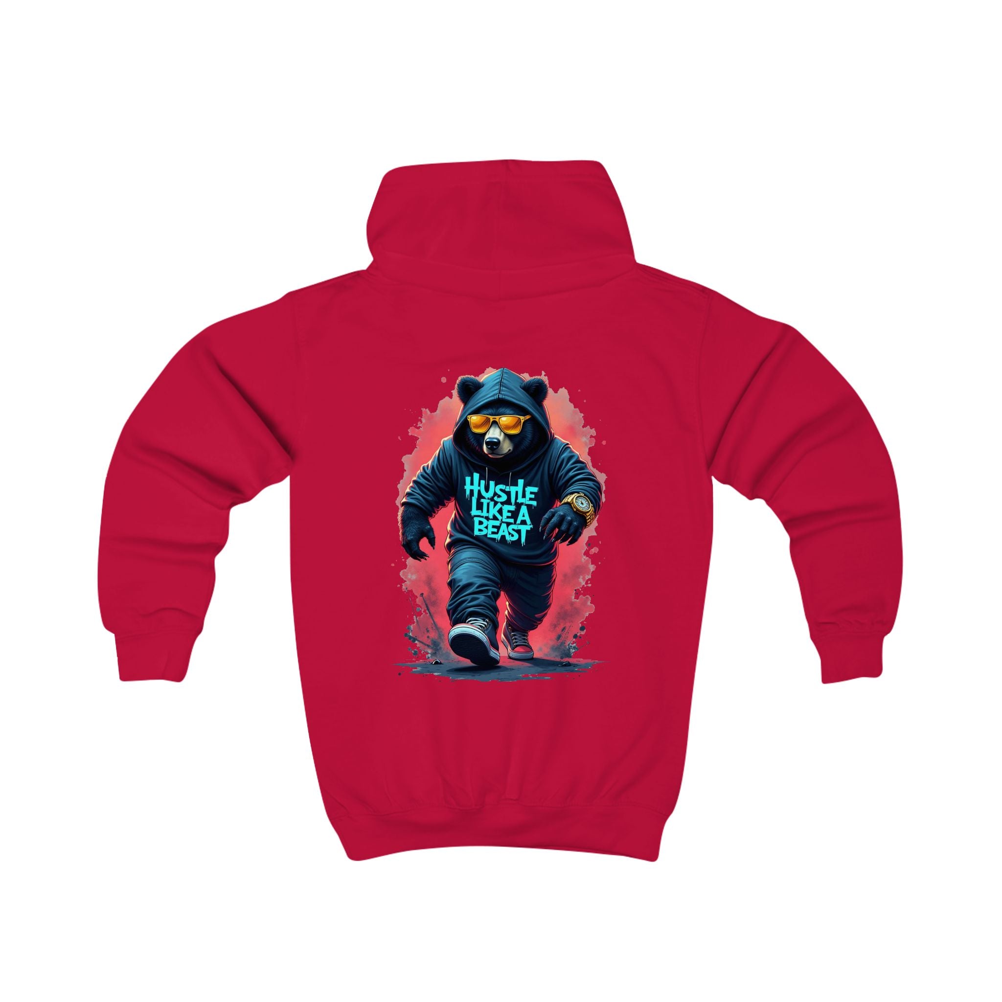 Hustle Like A Beast Youth Hoodie