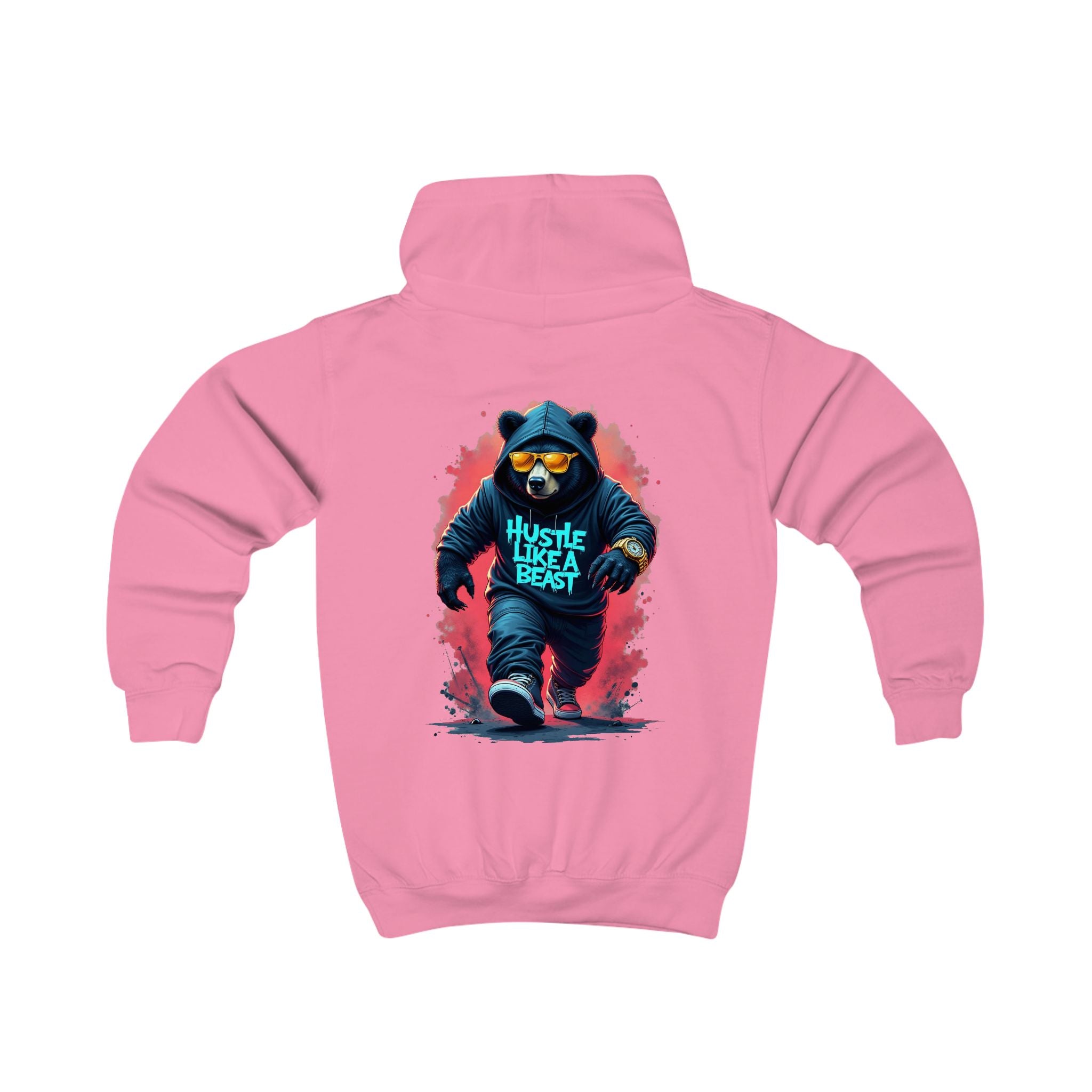 Hustle Like A Beast Youth Hoodie