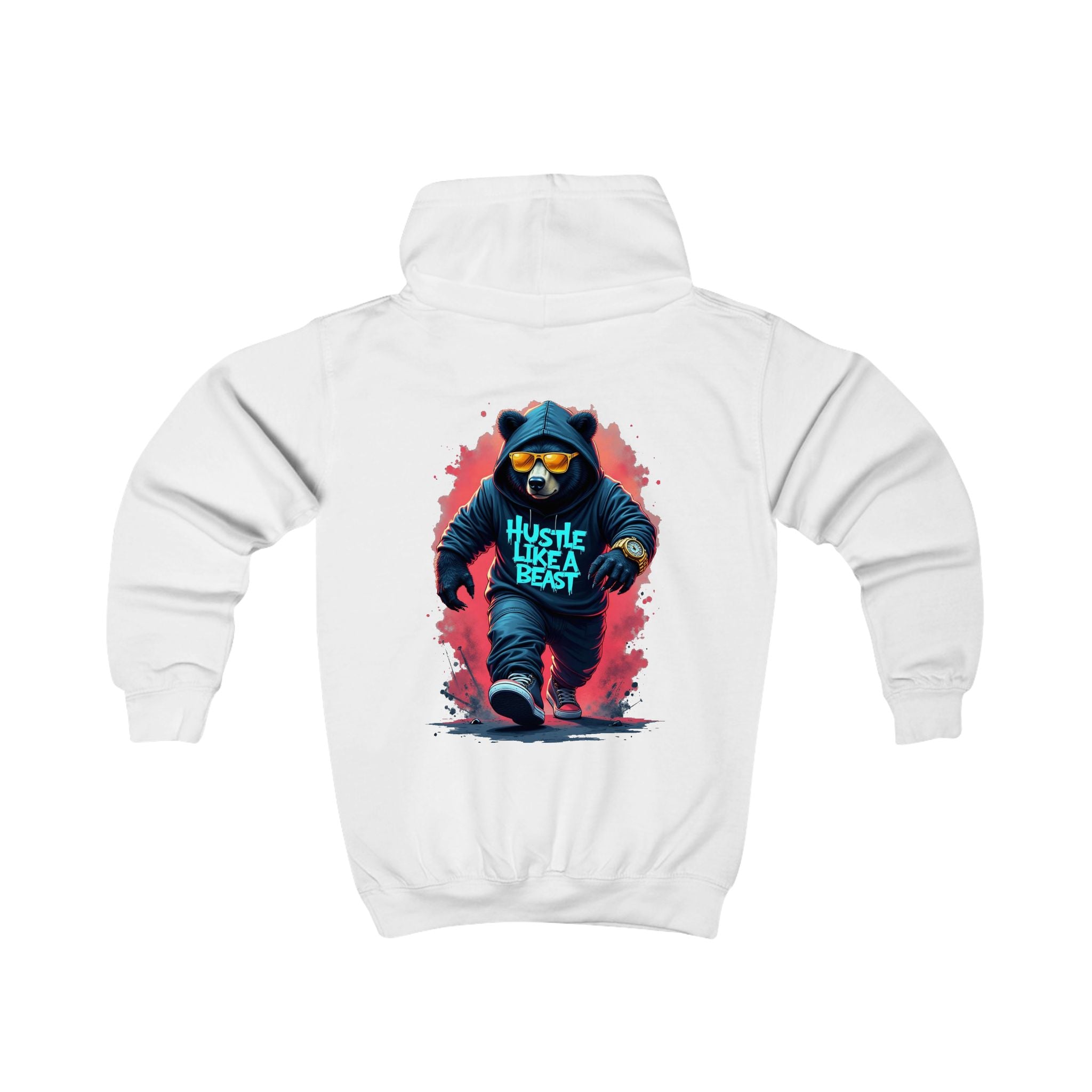 Hustle Like A Beast Youth Hoodie
