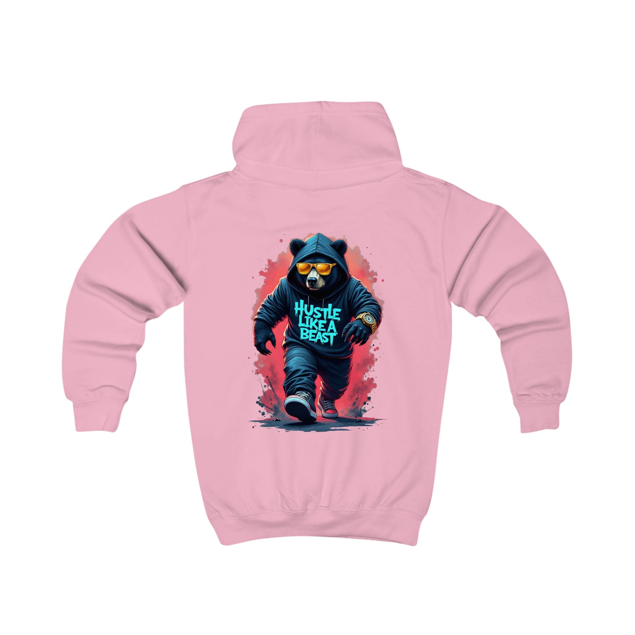 Hustle Like A Beast Youth Hoodie