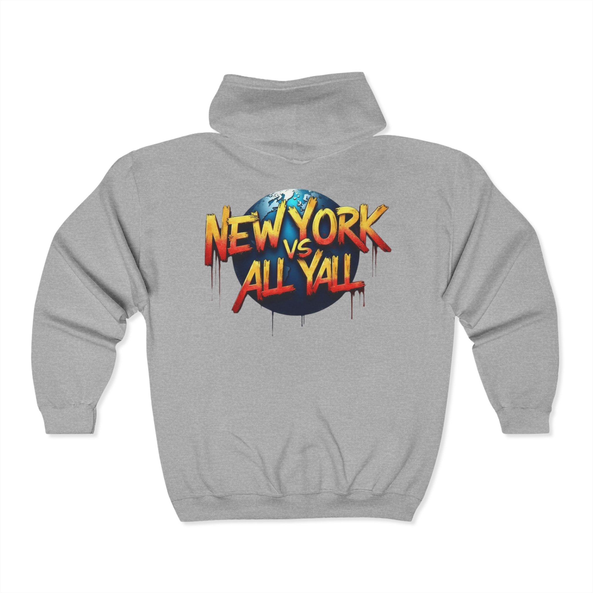 New York VS All Yall Zip Up Hoodie