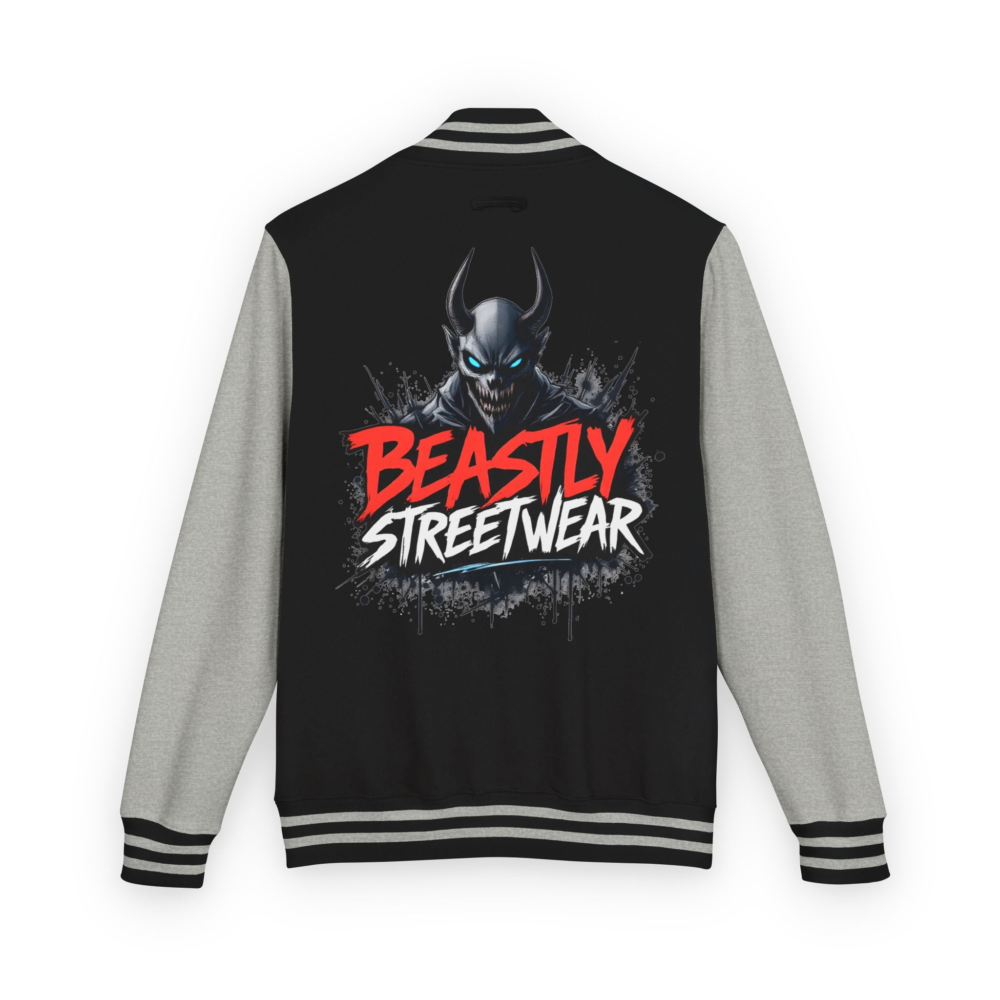 Beastly Streetwear Halloween Heavyweight Letterman Jacket