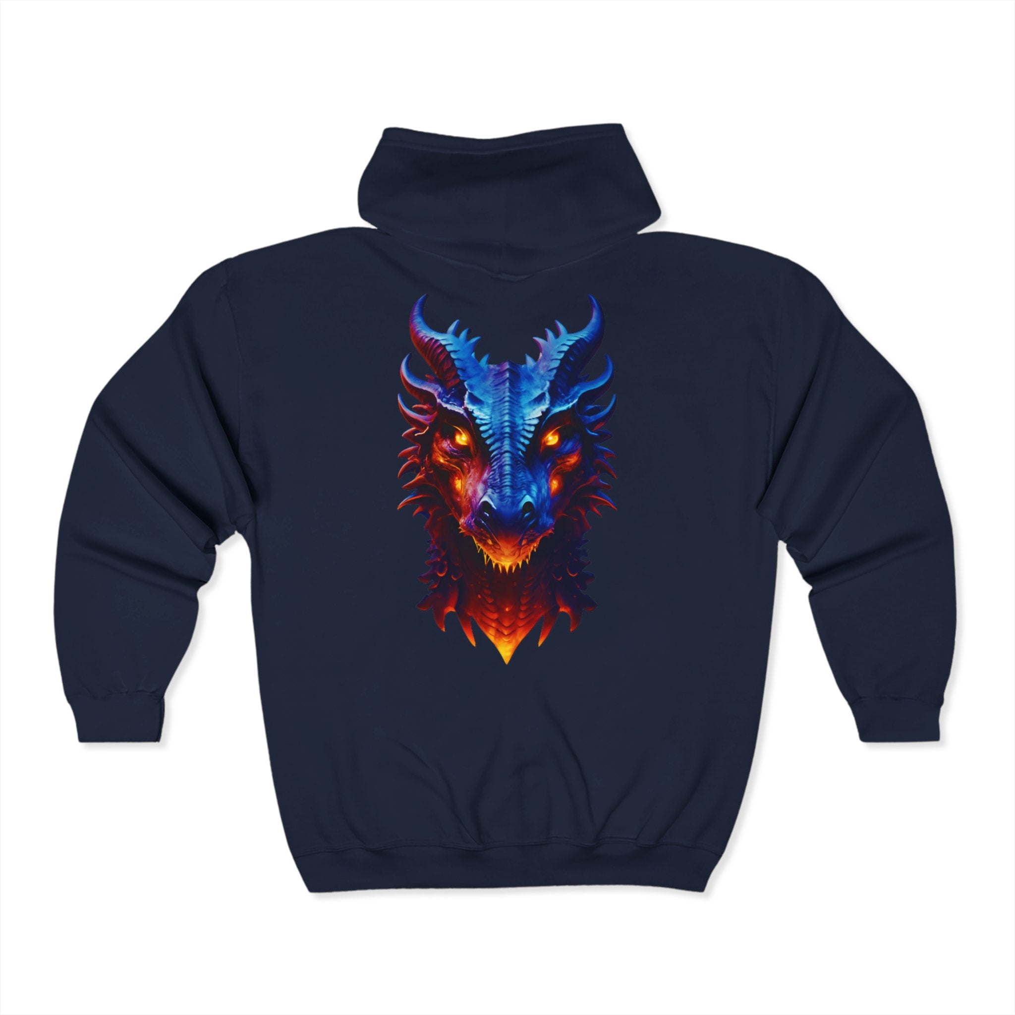 Dragon Fury Zip Up Hoodie