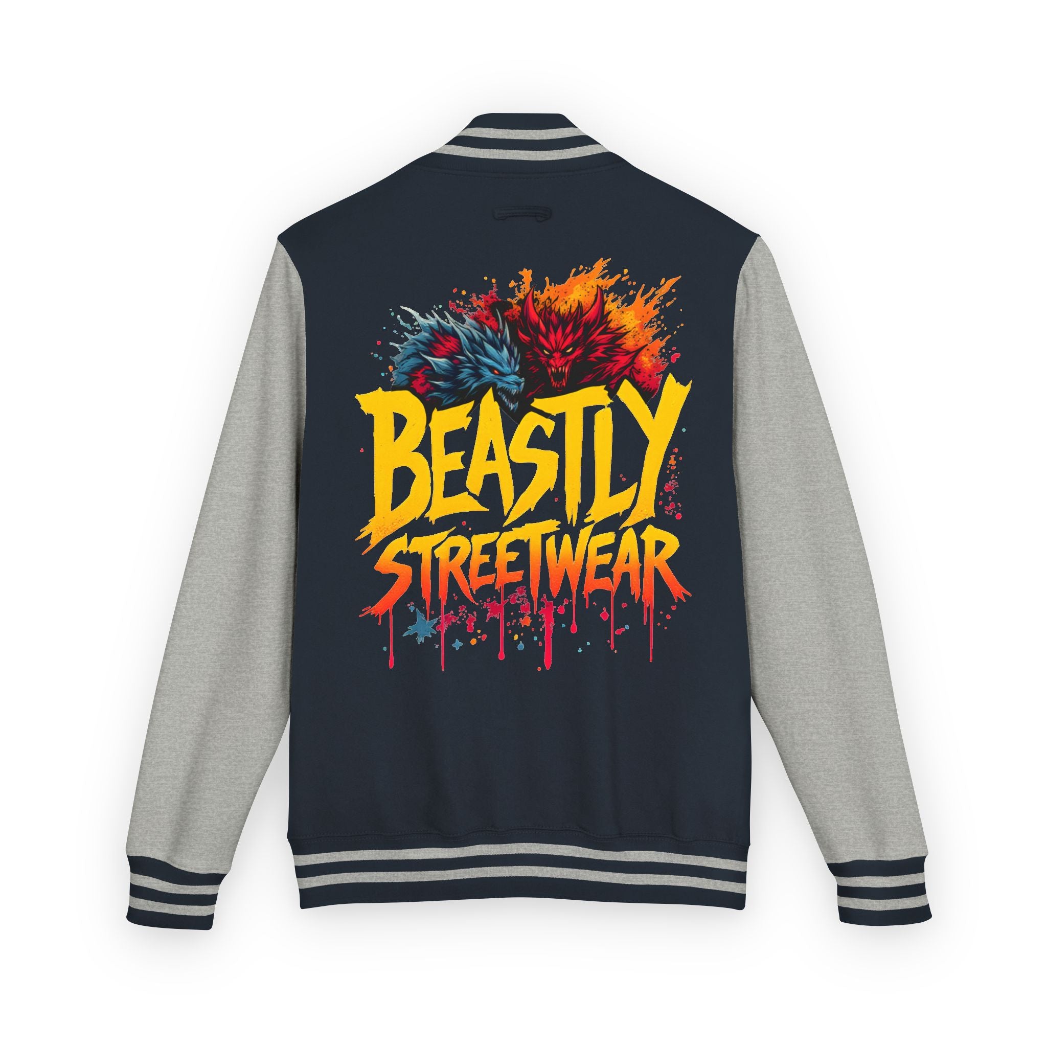 Beasts Of Fire And Ice Heavyweight Letterman Jacket