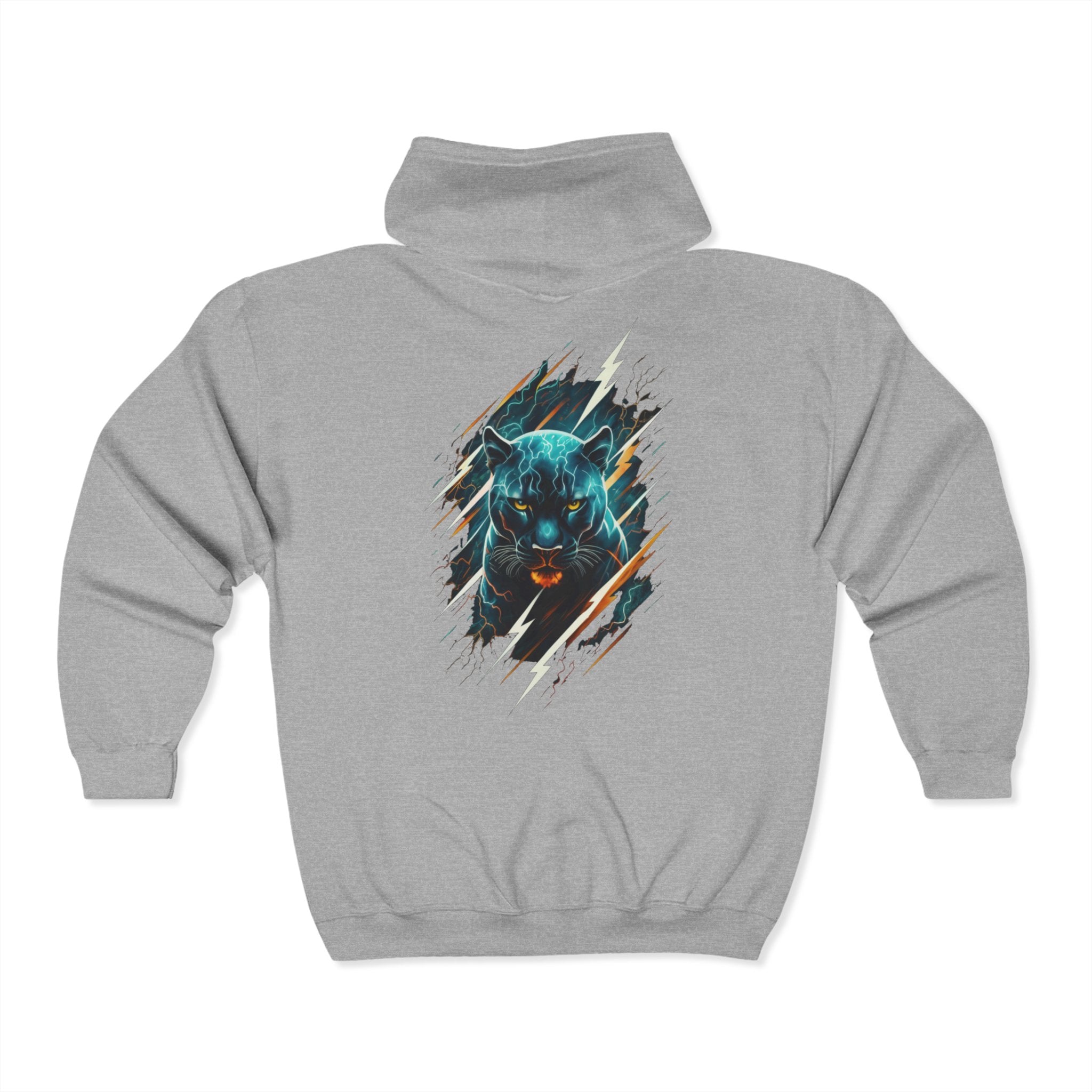 Jungle Lightning Zip Up Hoodie
