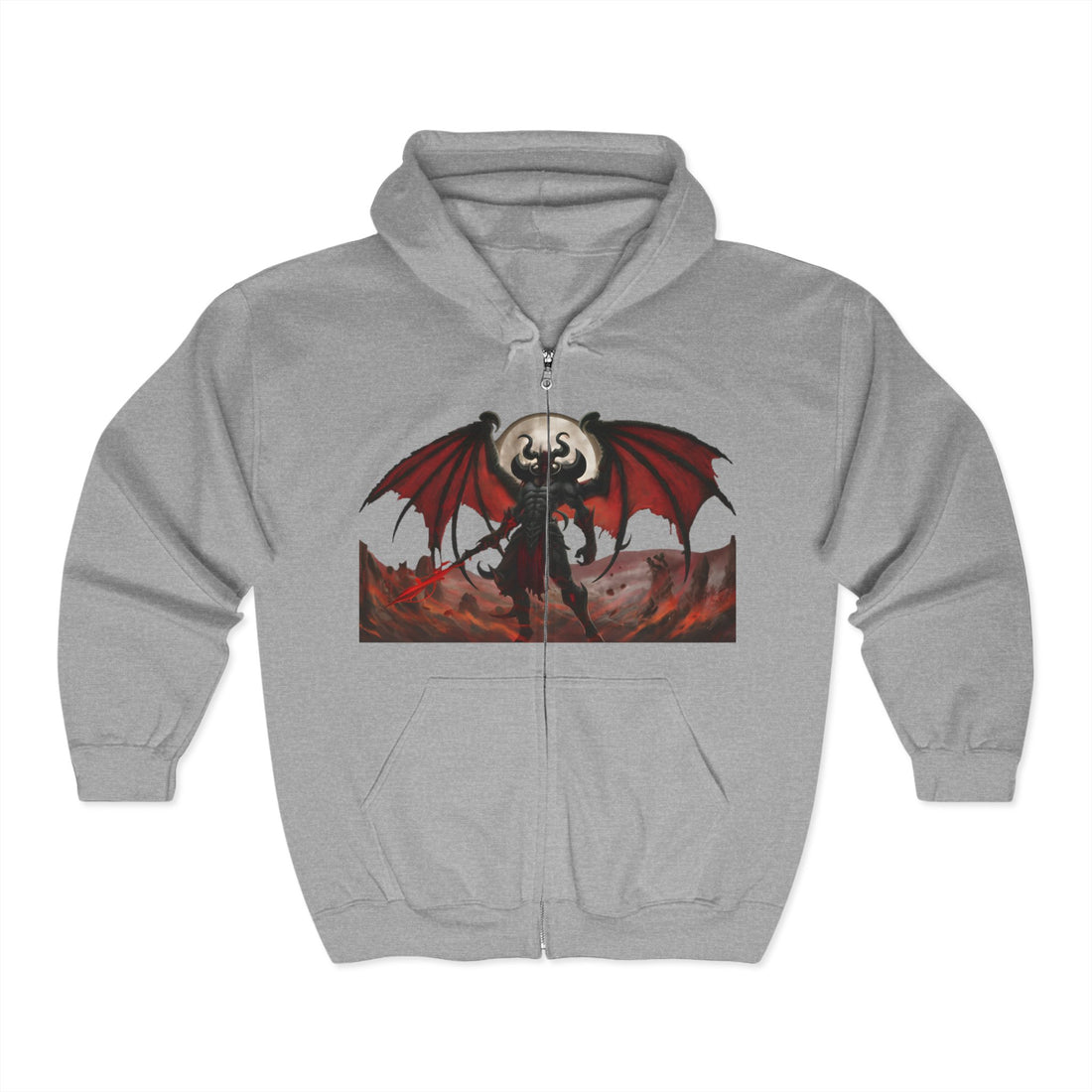 Nightmare King Zip Up Hoodie