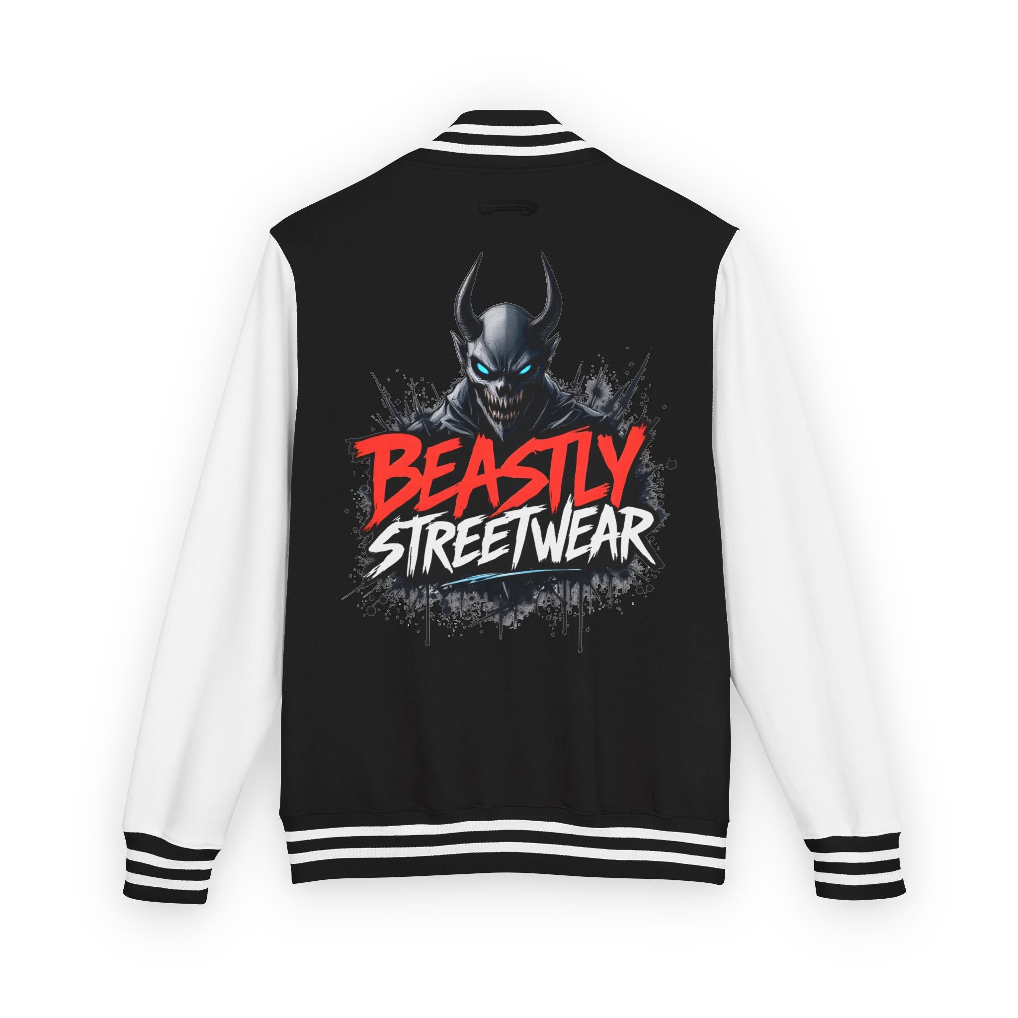 Beastly Streetwear Halloween Heavyweight Letterman Jacket