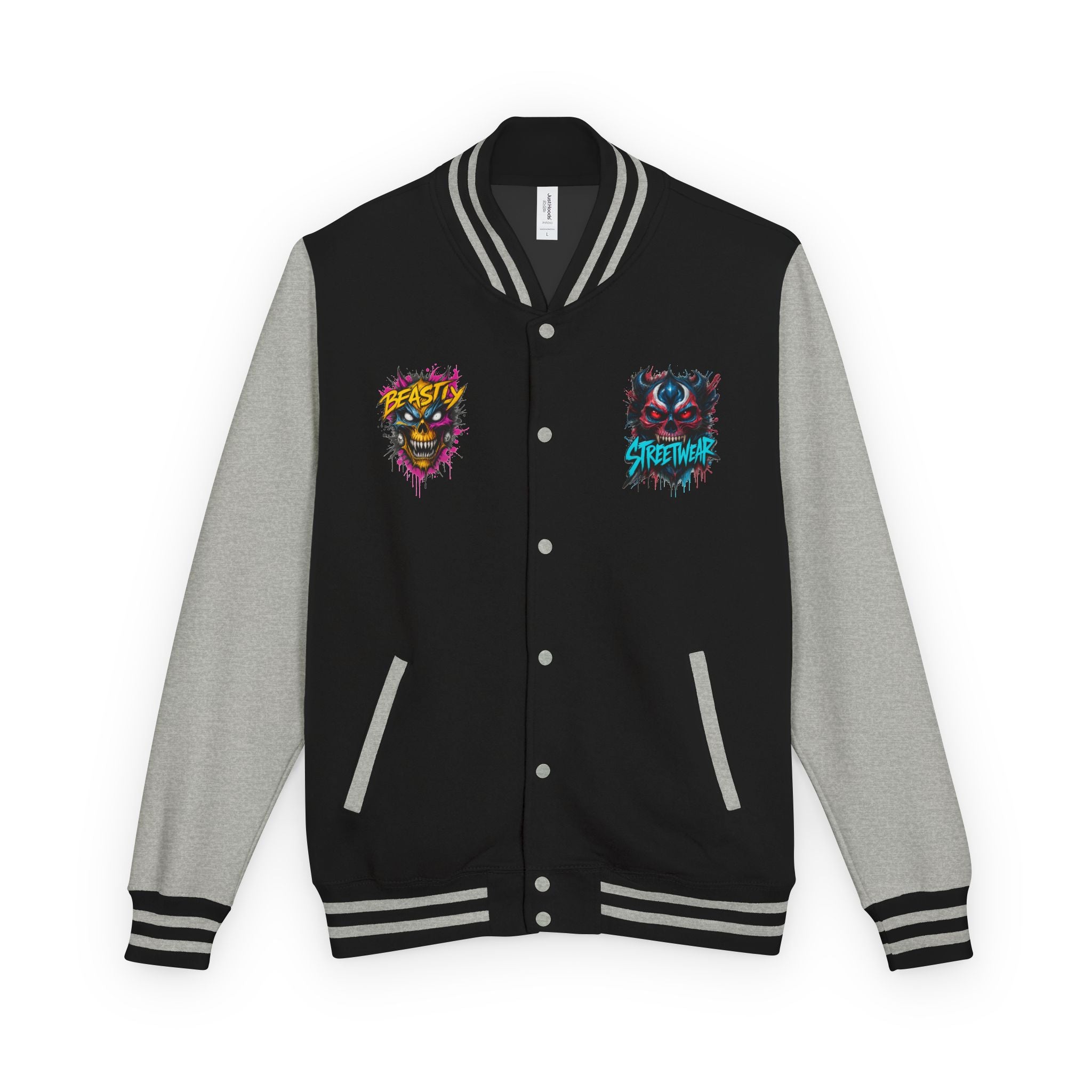 Beastly Streetwear Halloween Heavyweight Letterman Jacket