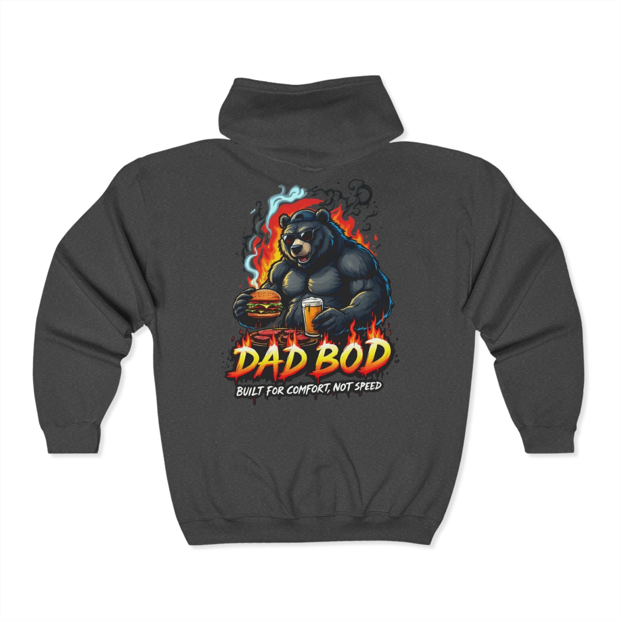 Dad Bod Zip Up Hoodie
