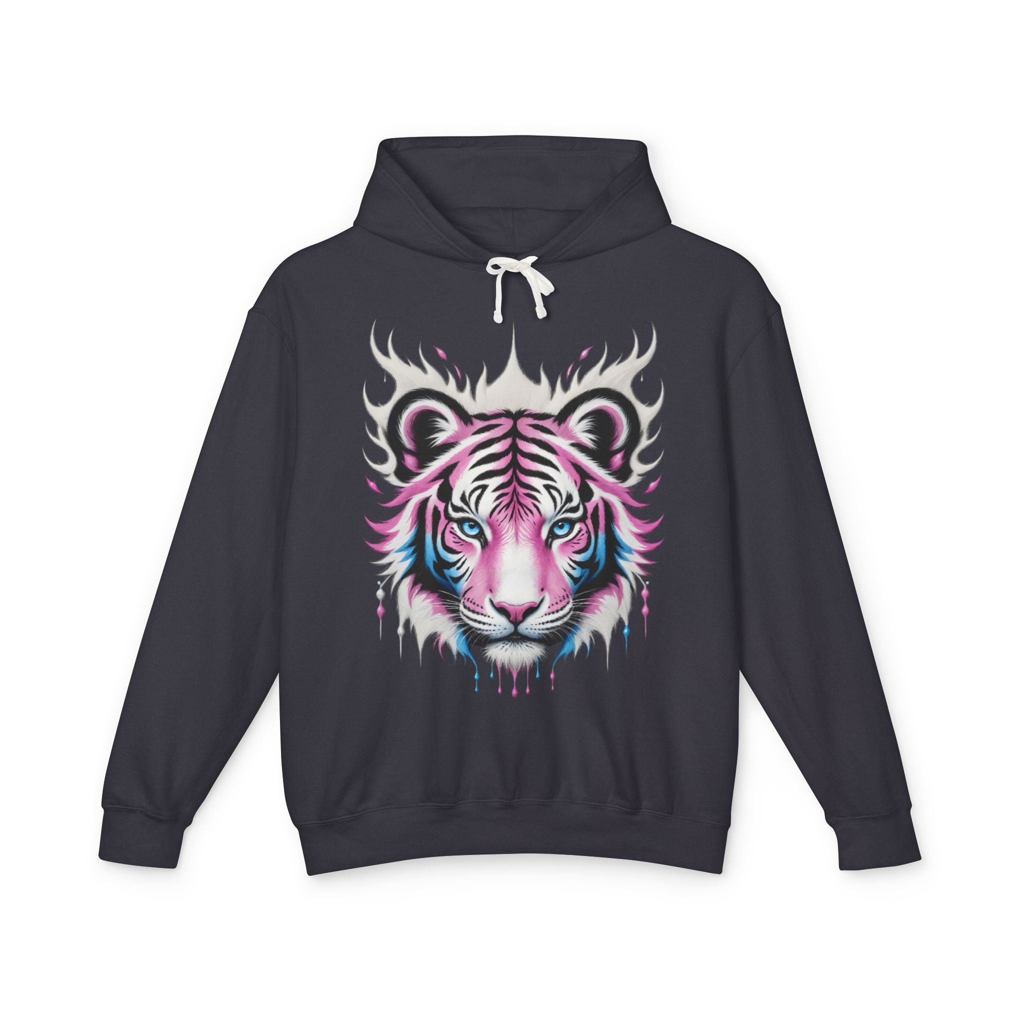 Blush Frost Tigre Blanco Hoodie