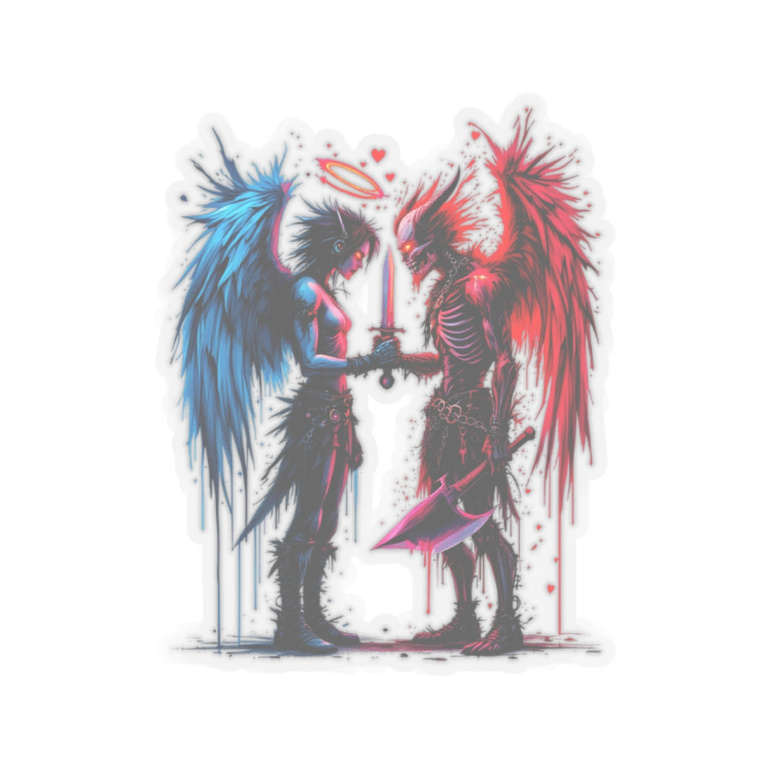 Halo and Hellfire Sticker