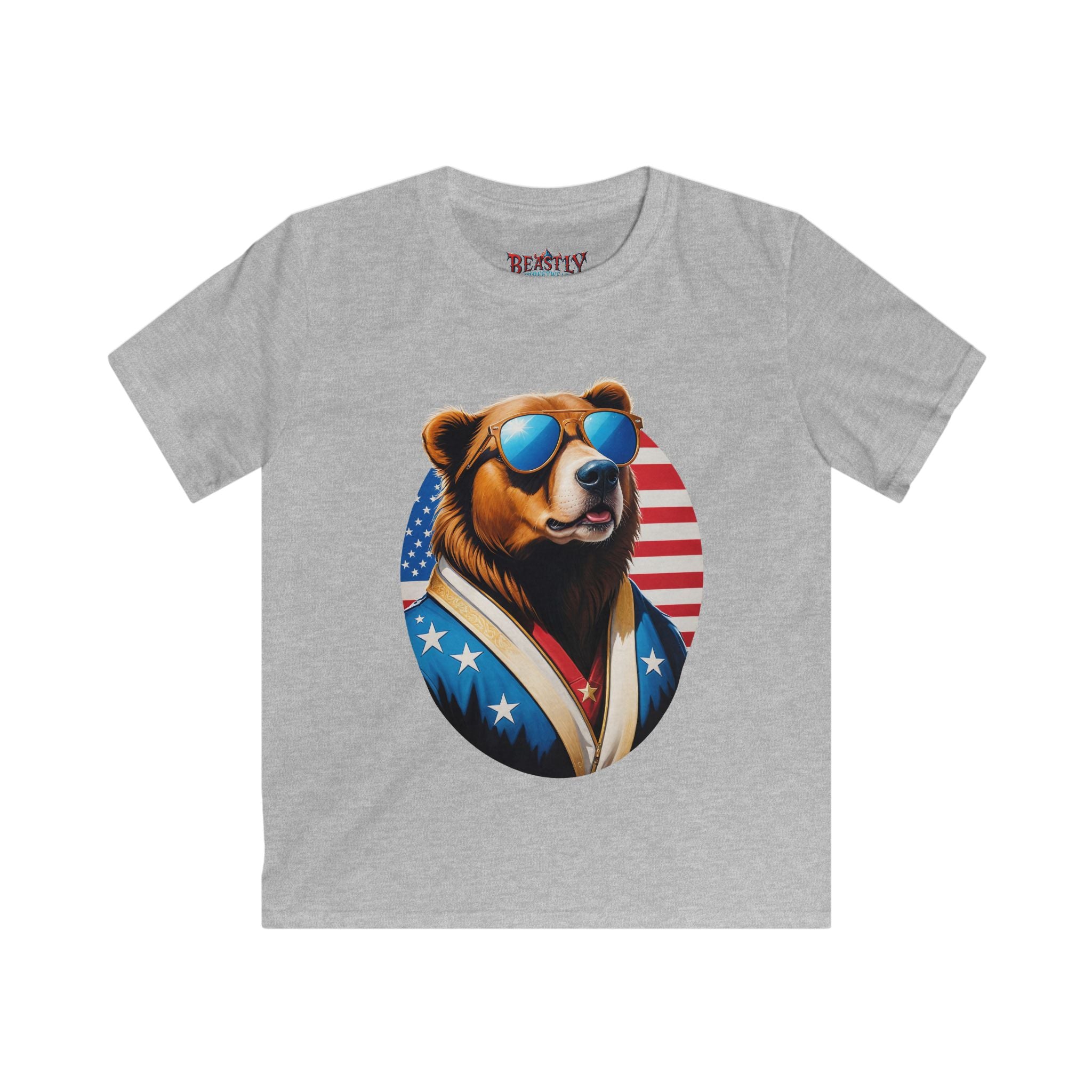 Bear Spangled Banner Youth Tee