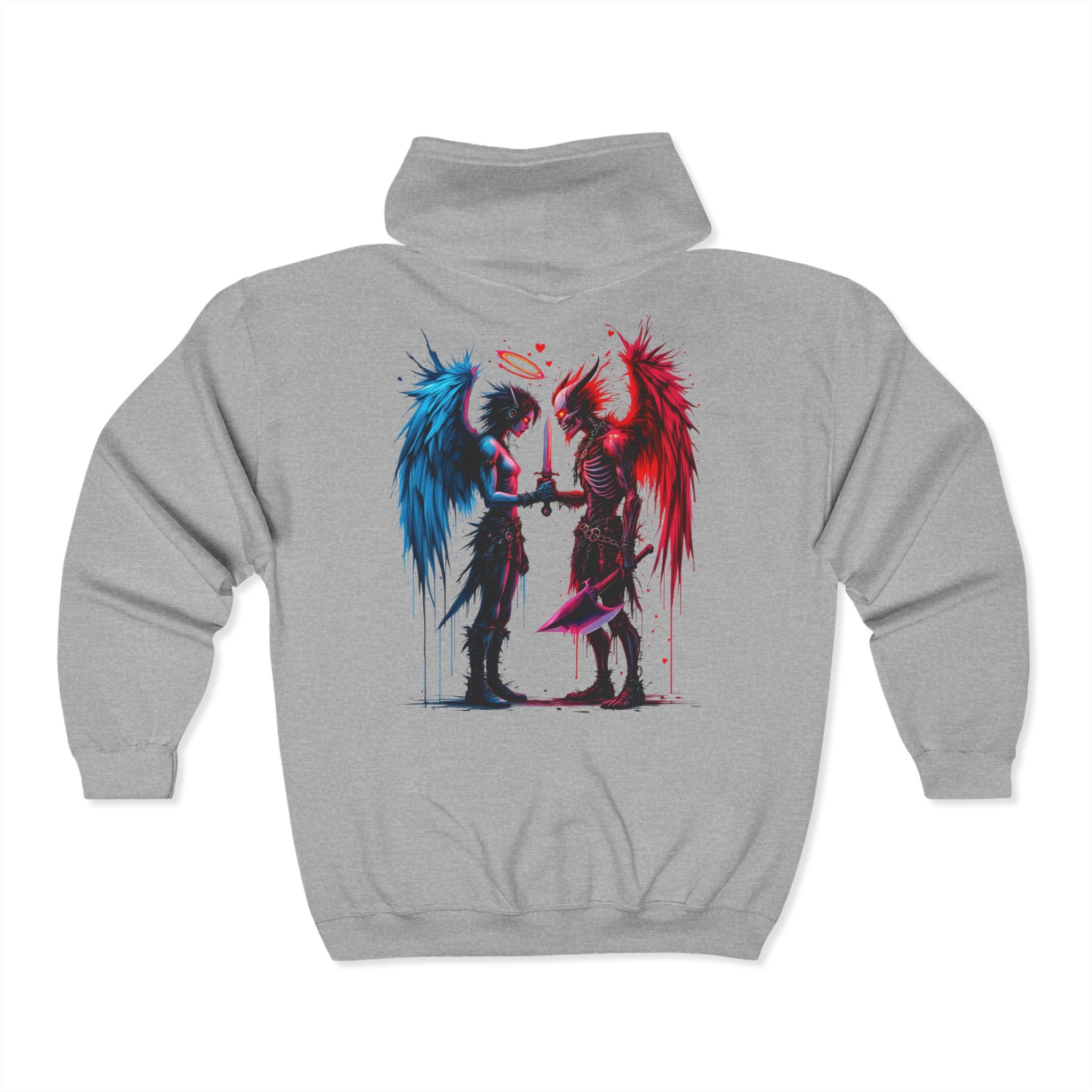 Halo And Hellfire Zip Up Hoodie