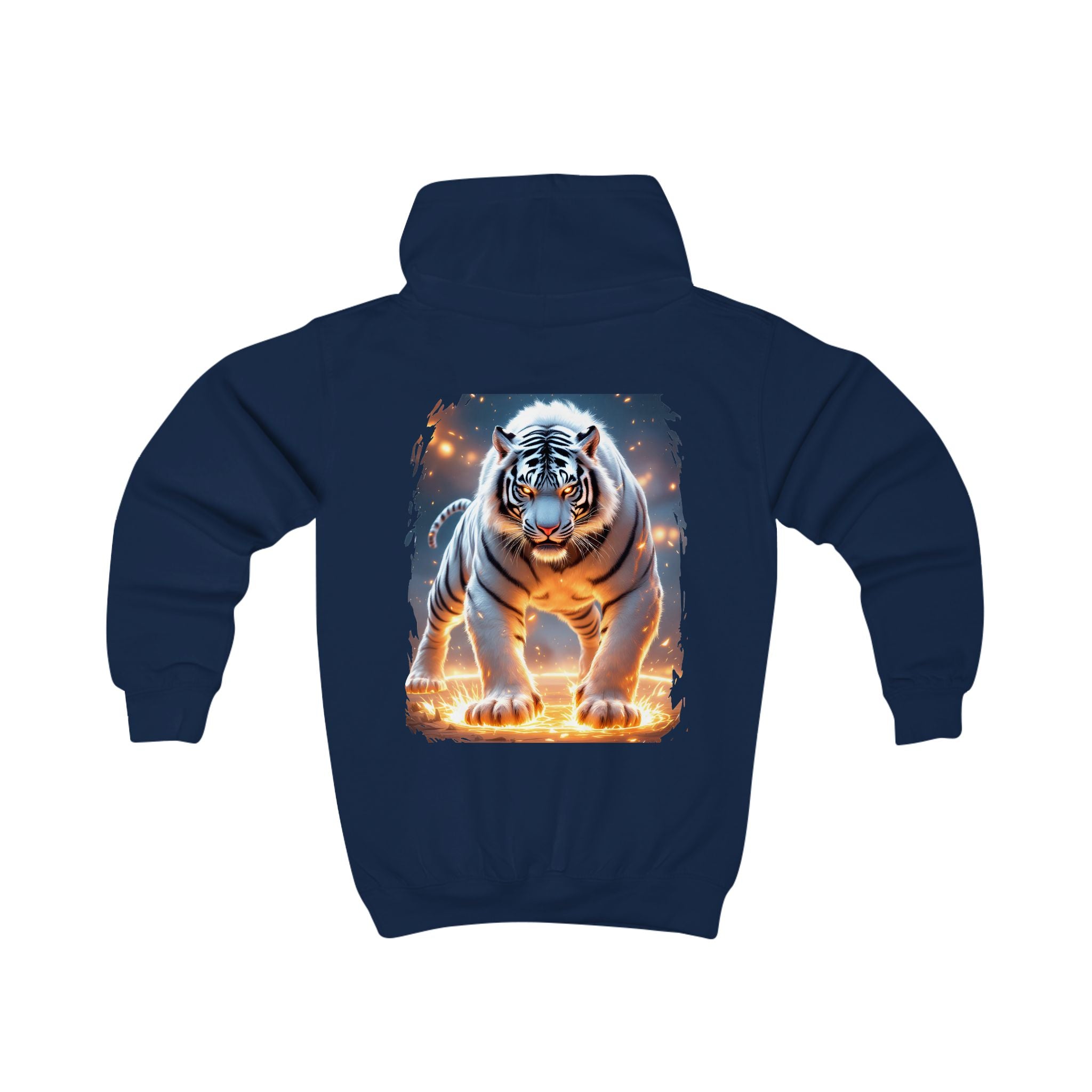 White Wildfire Youth Hoodie