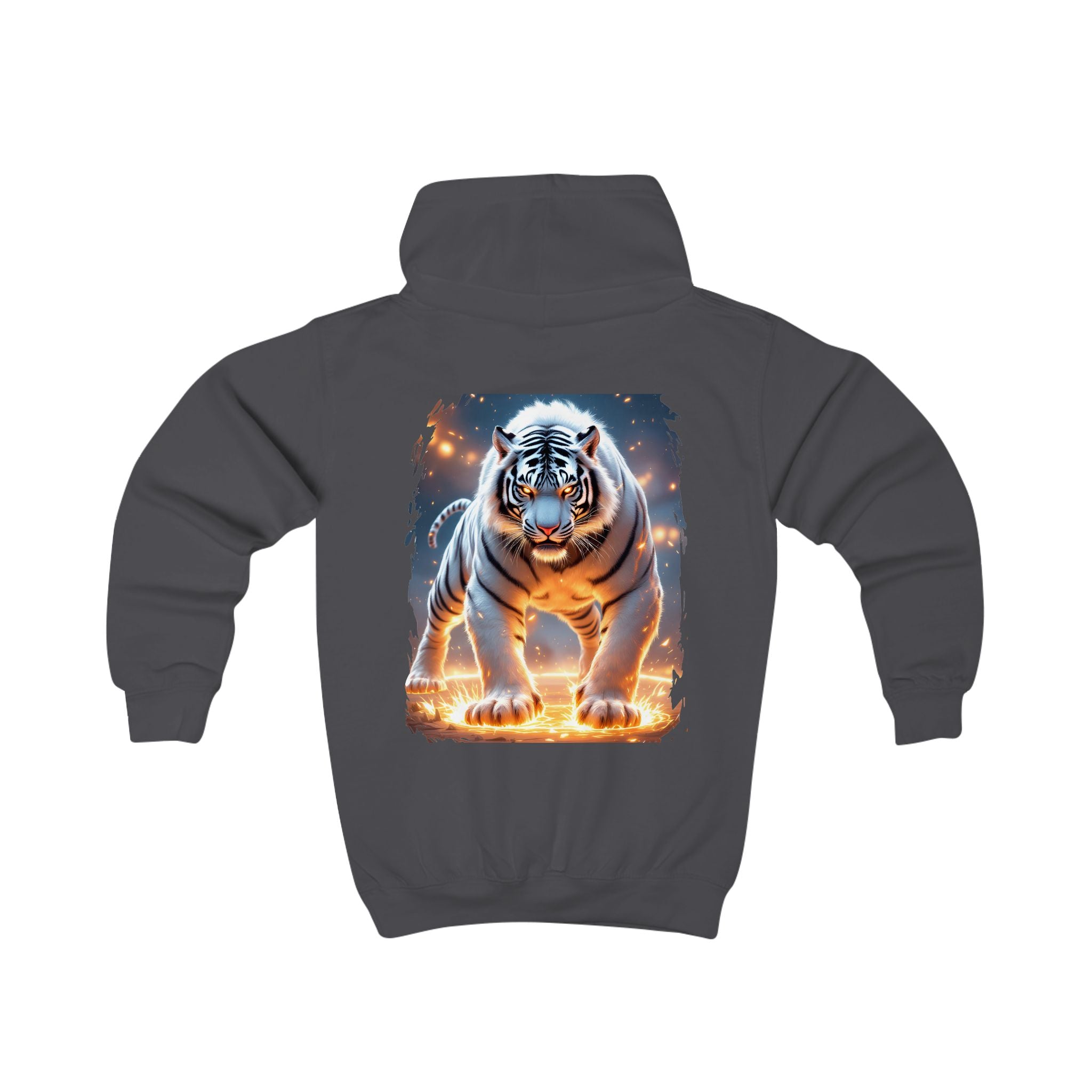 White Wildfire Youth Hoodie