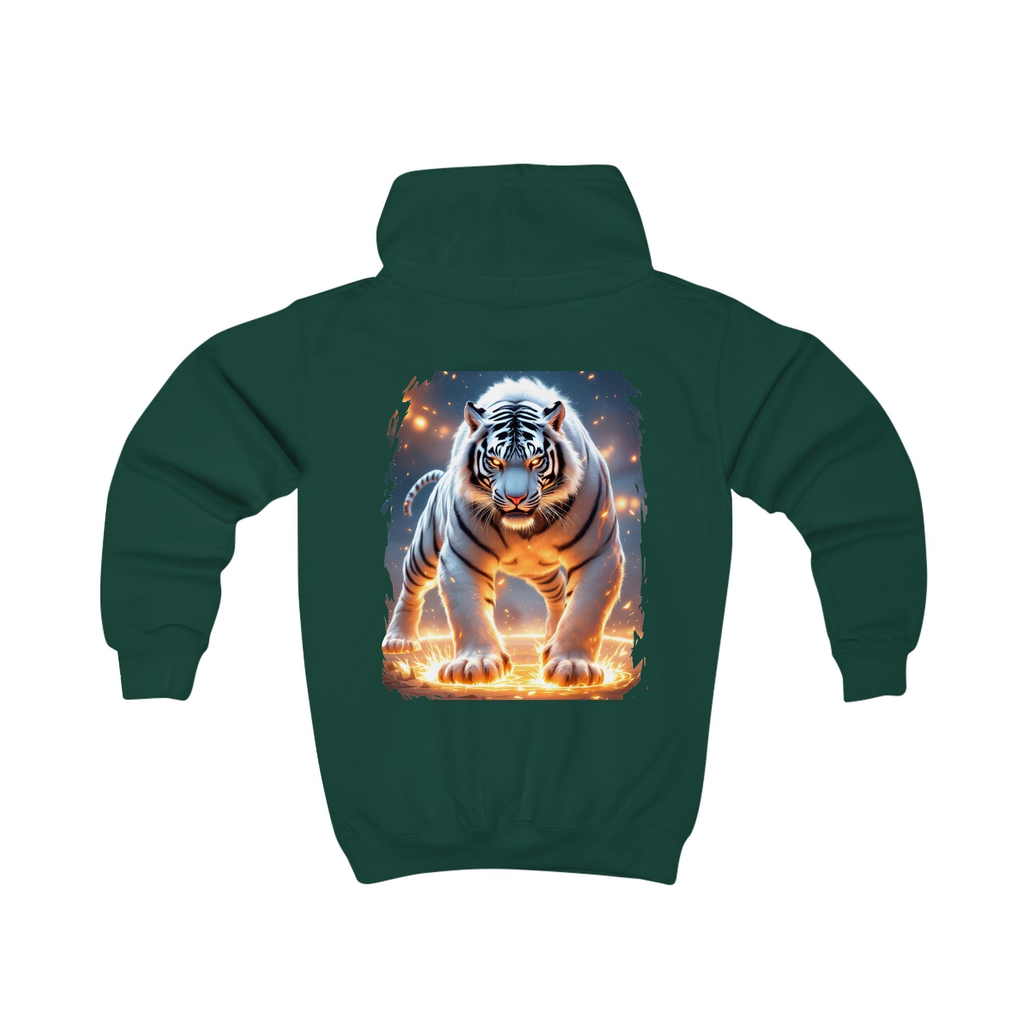 White Wildfire Youth Hoodie
