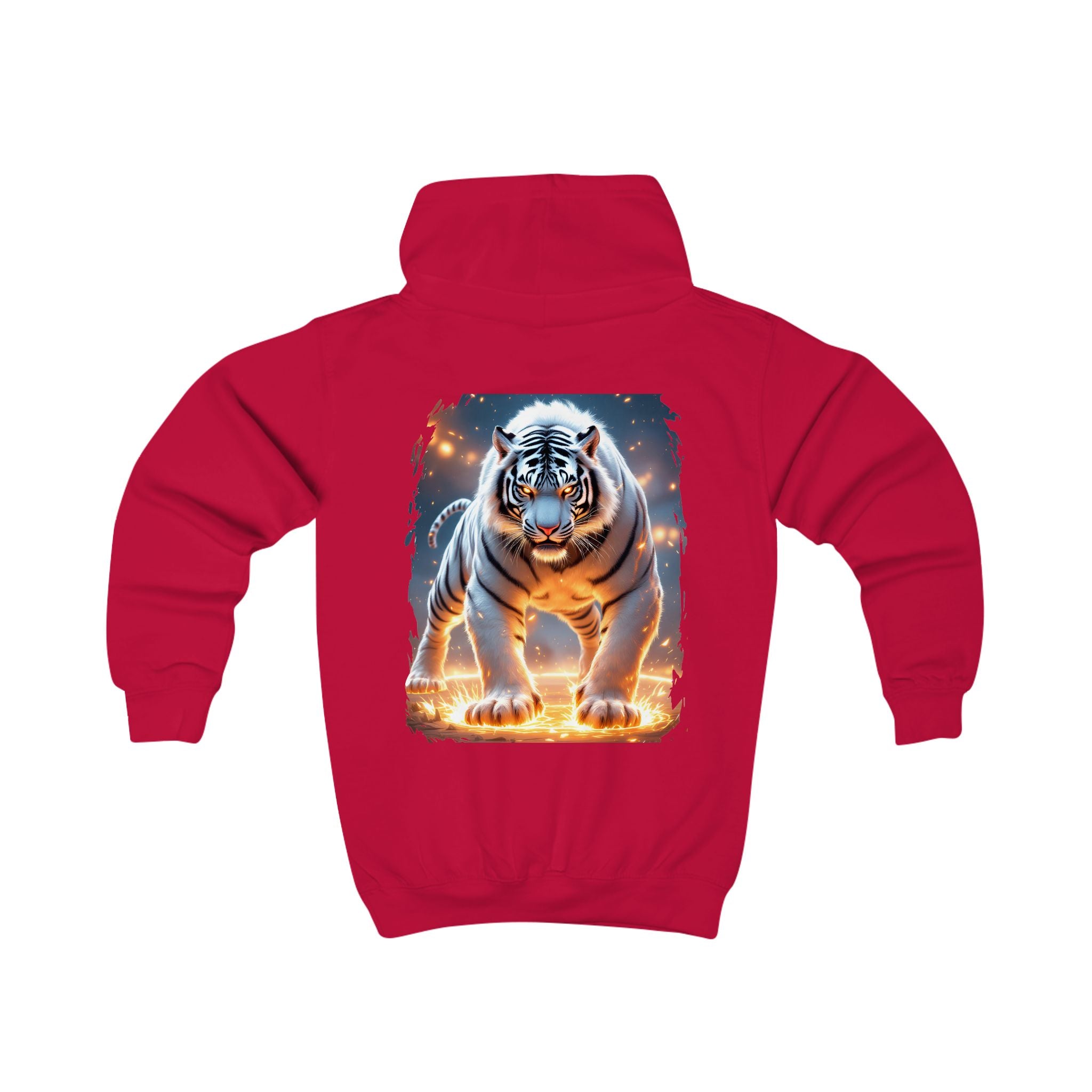 White Wildfire Youth Hoodie
