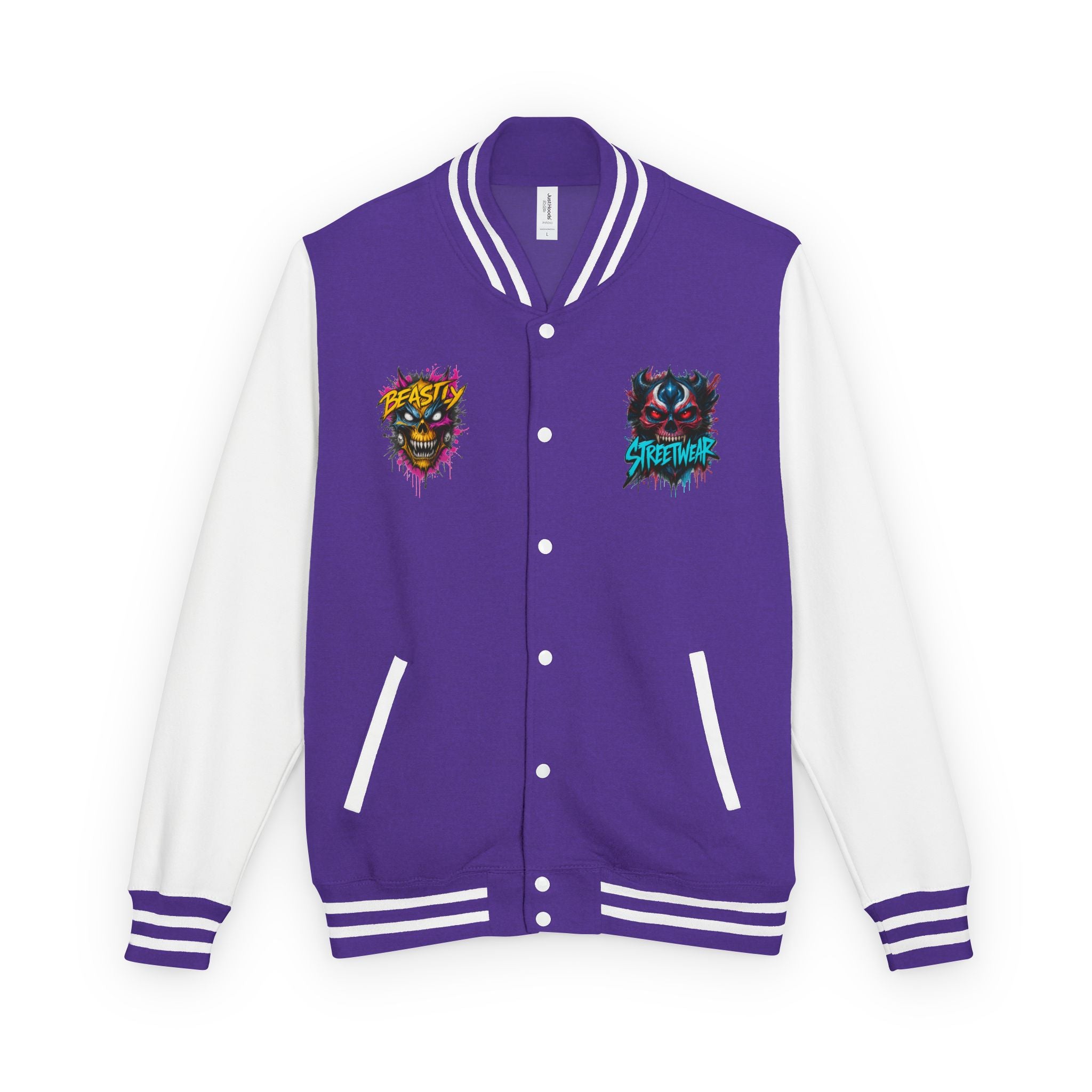 Beastly Streetwear Halloween Heavyweight Letterman Jacket