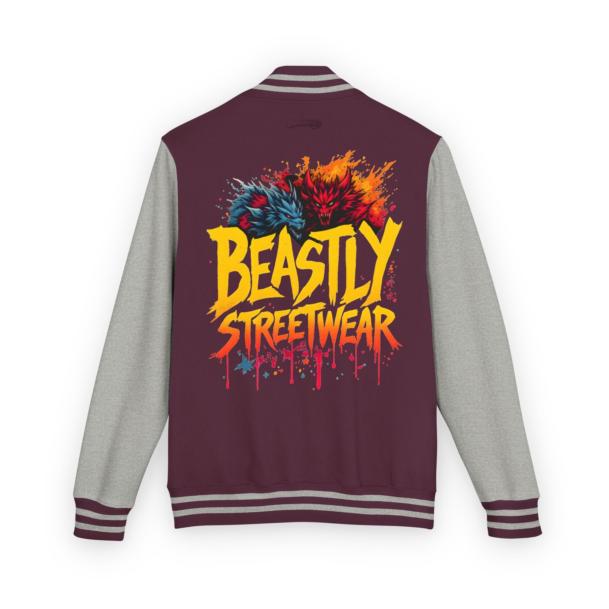 Beasts Of Fire And Ice Heavyweight Letterman Jacket