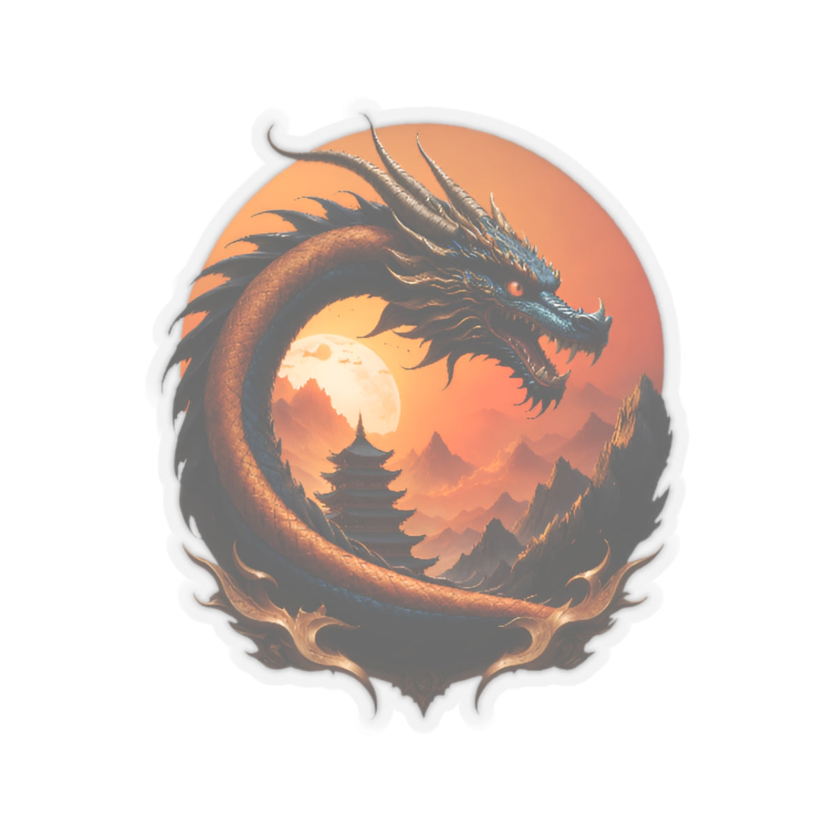 Enter The Dragon Sticker