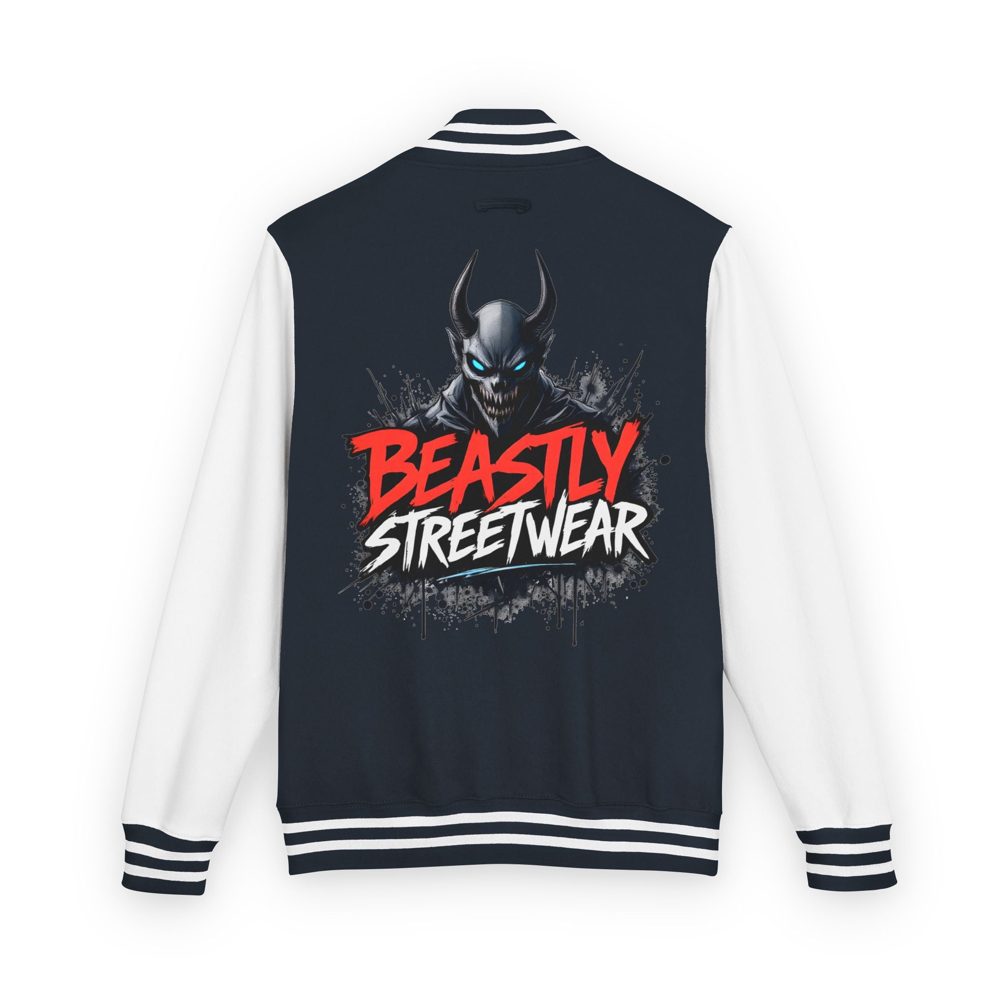 Beastly Streetwear Halloween Heavyweight Letterman Jacket