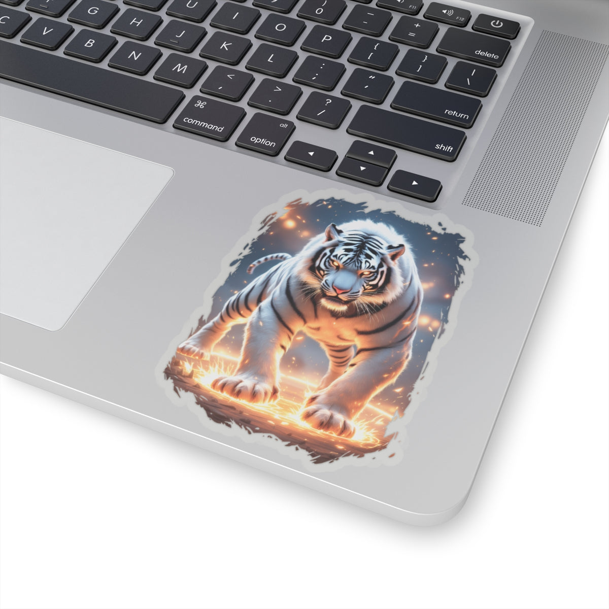 White Wildfire Sticker