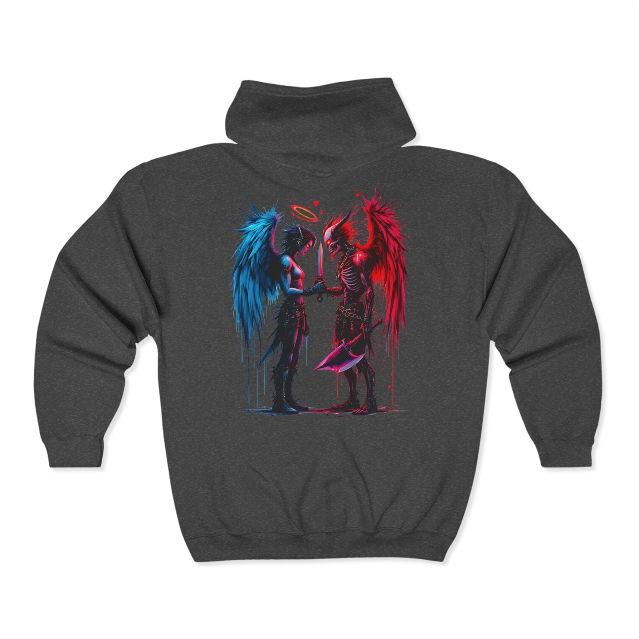 Halo And Hellfire Zip Up Hoodie