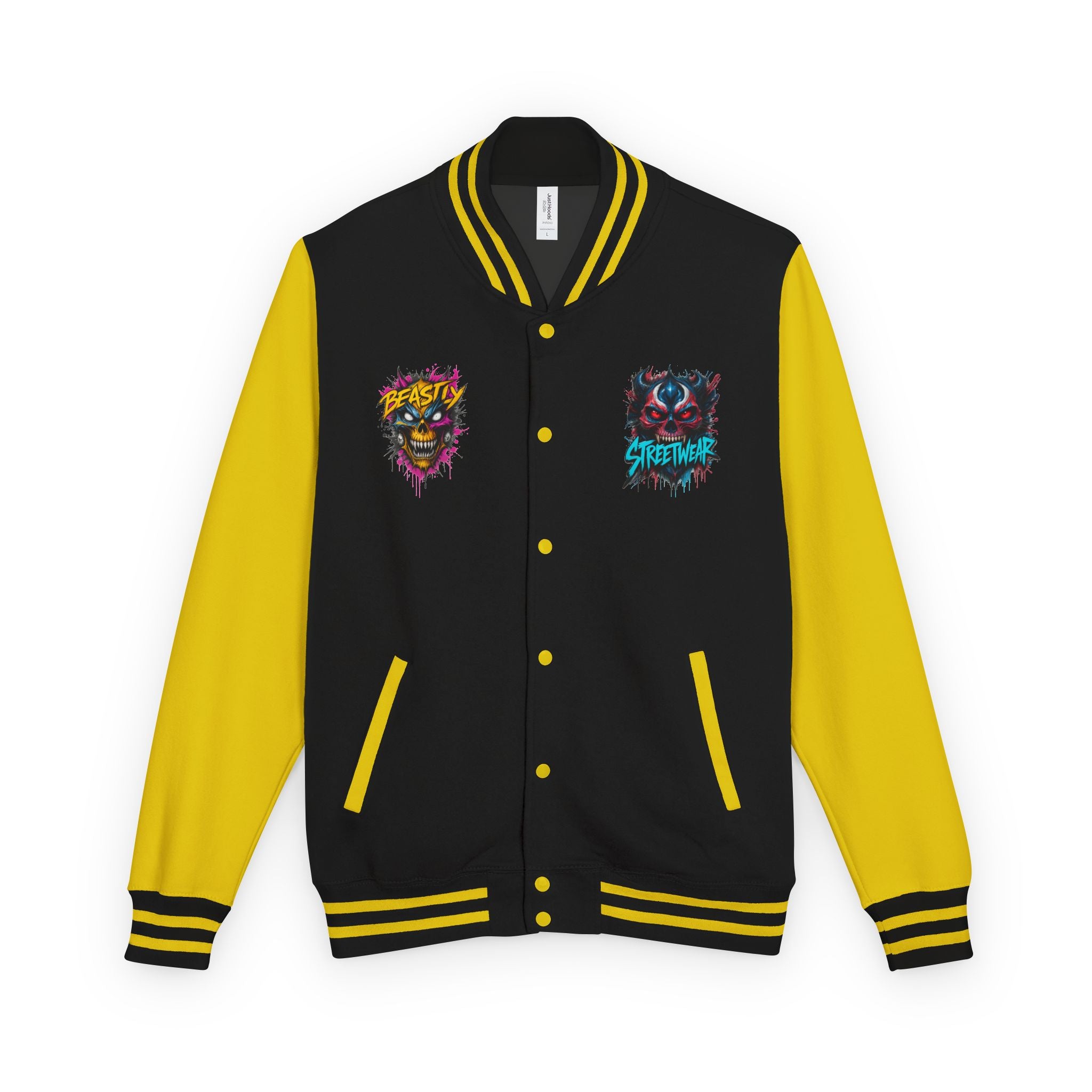 Beastly Streetwear Halloween Heavyweight Letterman Jacket