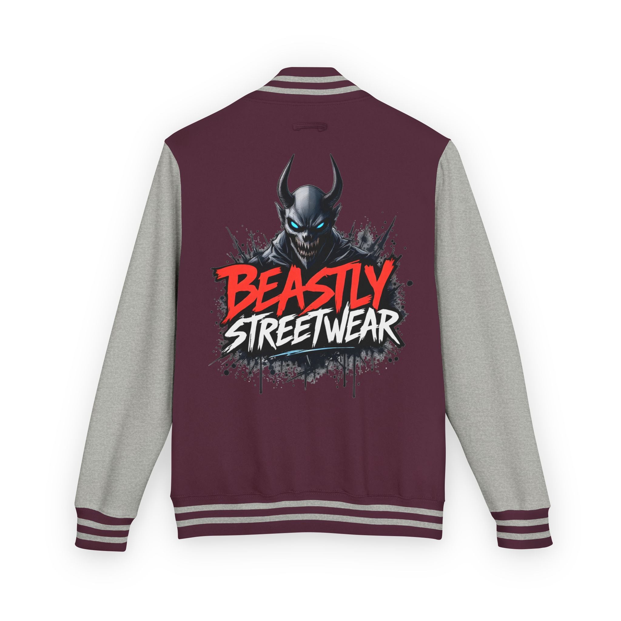 Beastly Streetwear Halloween Heavyweight Letterman Jacket
