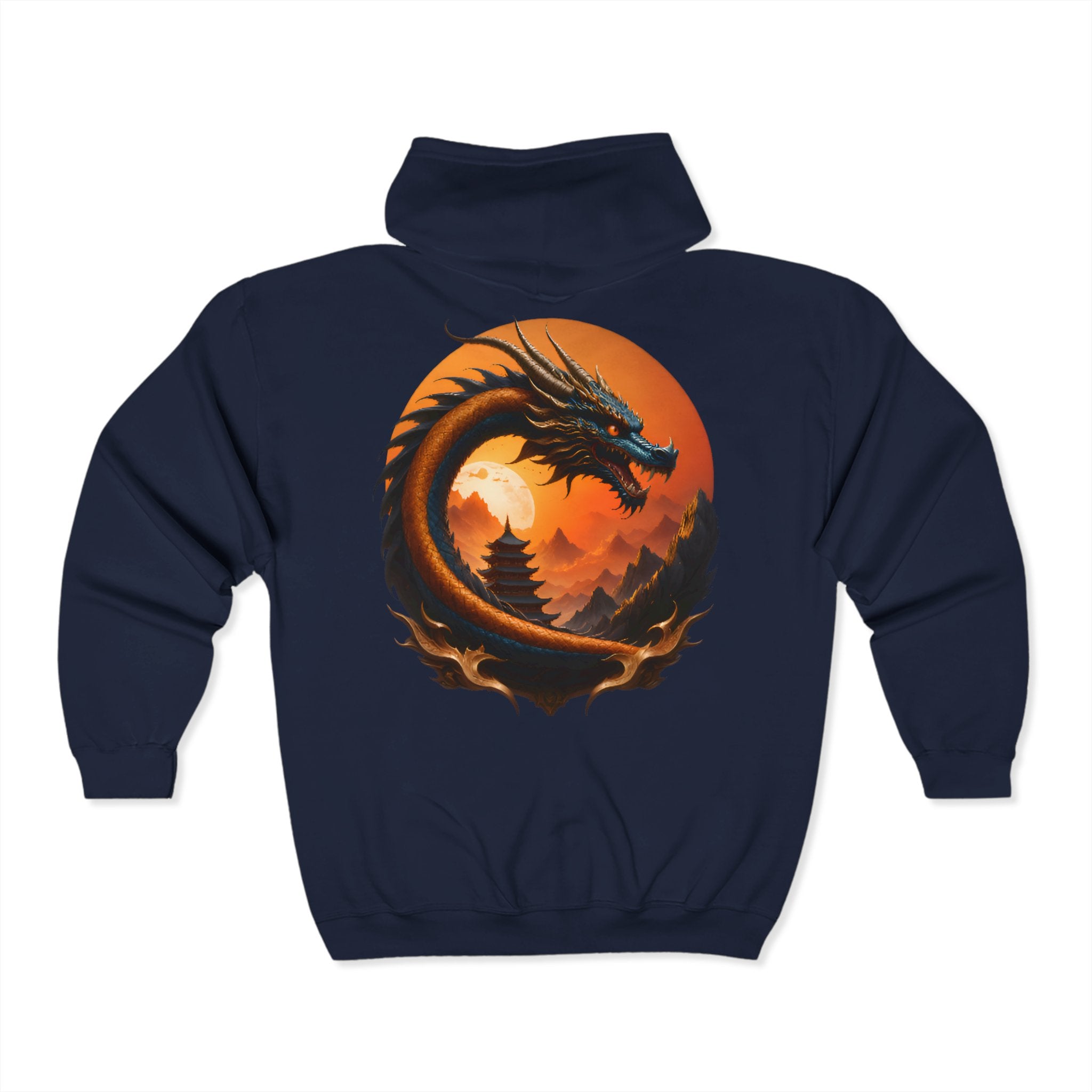 Enter The Dragon Zip Up Hoodie