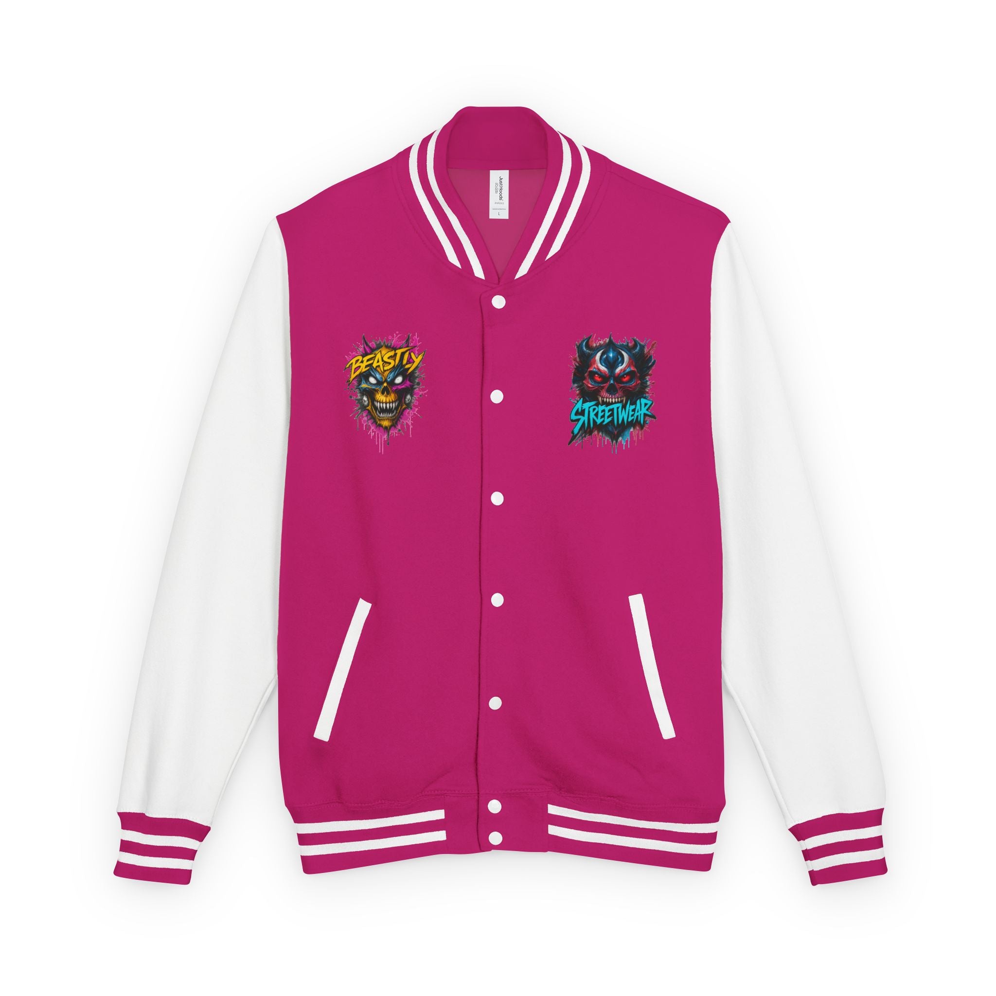 Beastly Streetwear Halloween Heavyweight Letterman Jacket