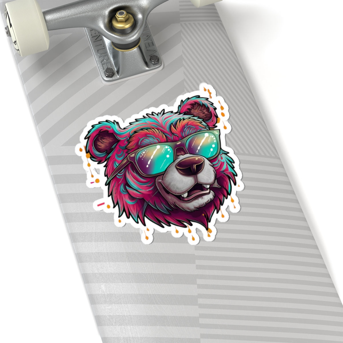 Trippy Bear Sticker