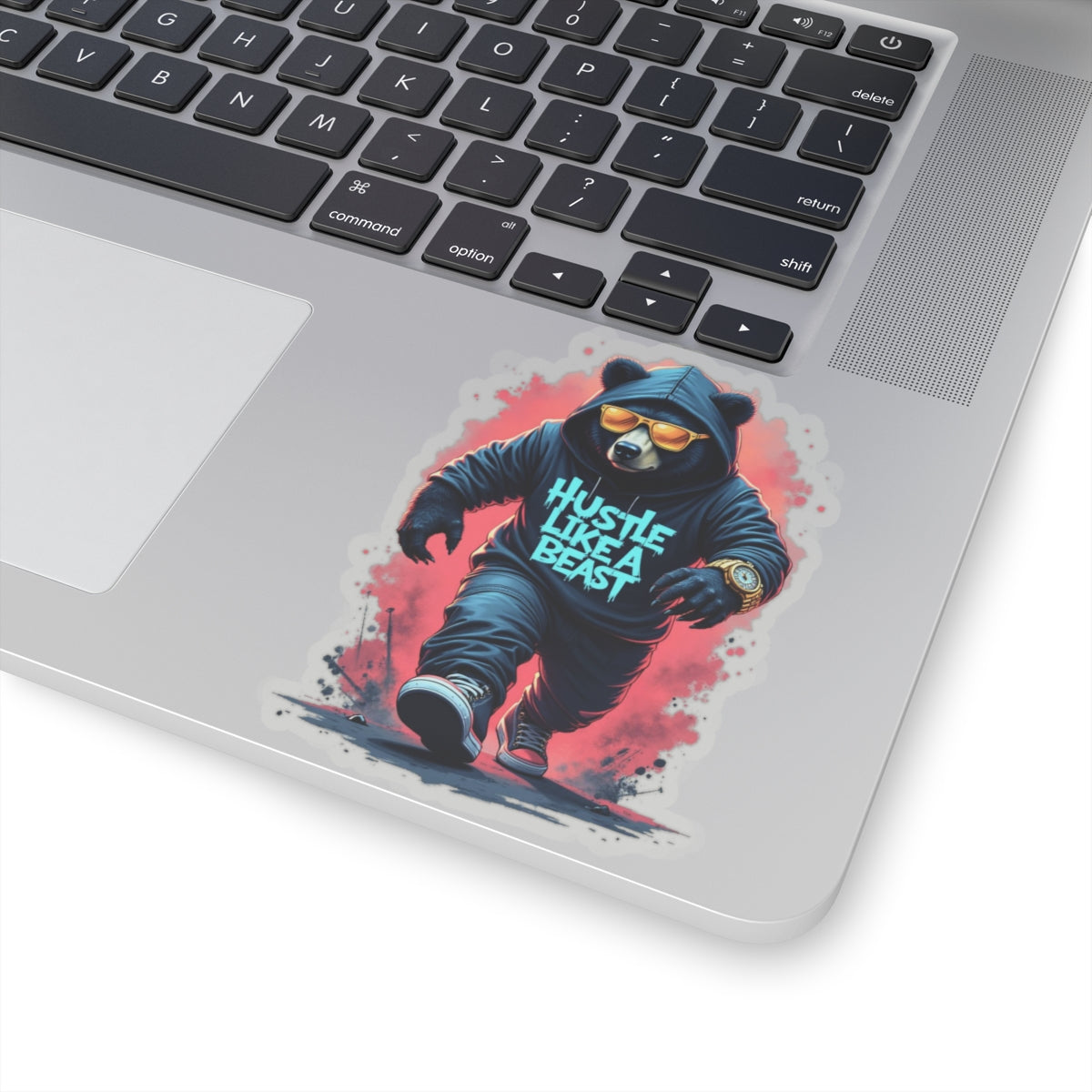 Hustle Like A Beast Sticker
