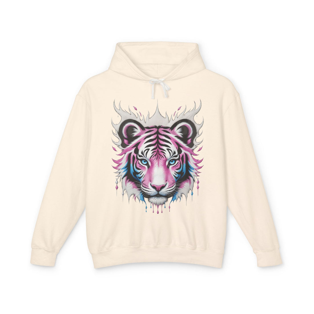 Blush Frost Tigre Blanco Hoodie