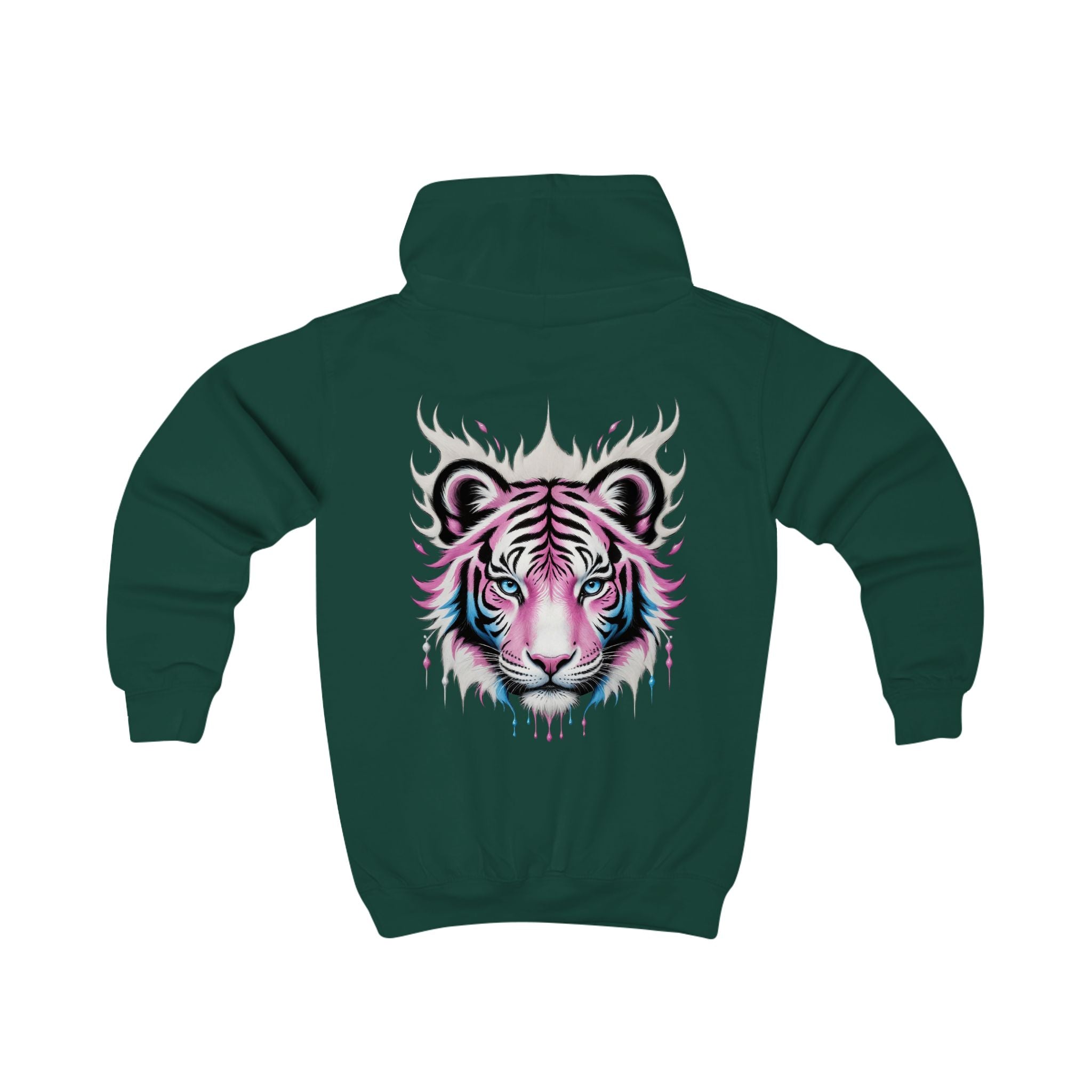 Blush Frost Tigre Blanco Youth Hoodie
